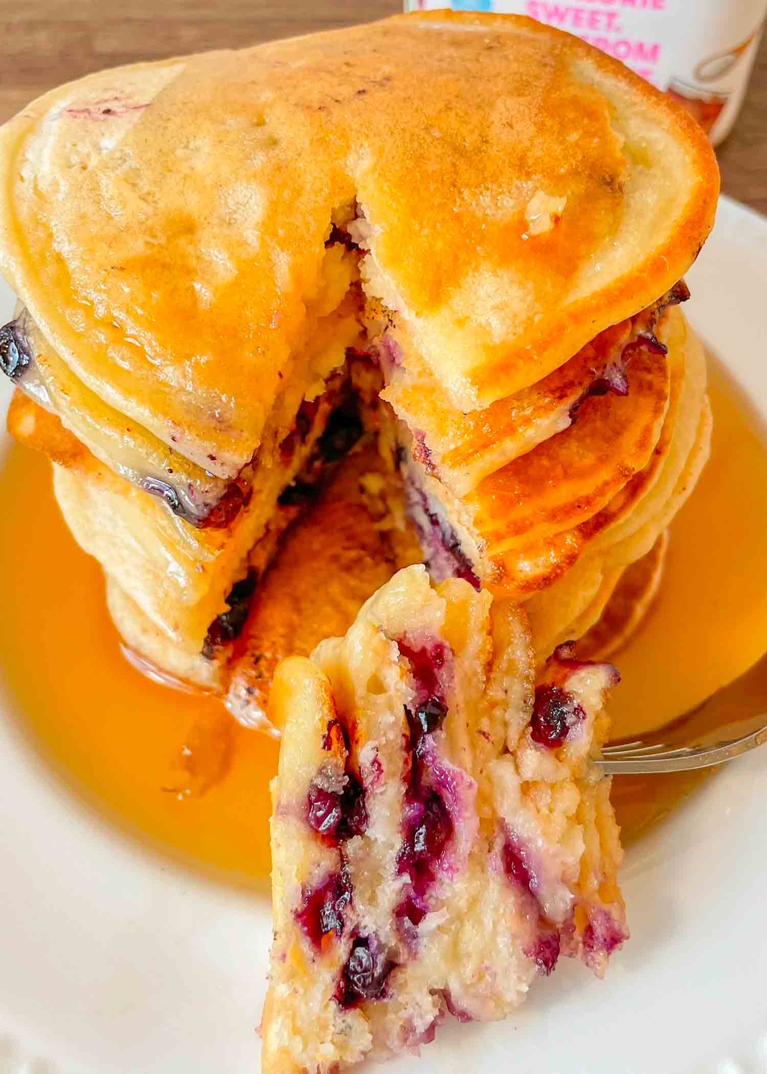 blueberry lemon pancake recipe for sugar-free diets