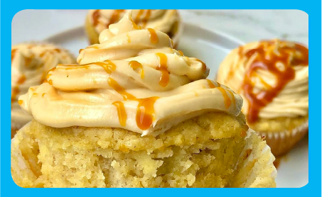 Keep the Doctor Away on National Apple Day with Purecane’s Caramel Apple Cupcakes