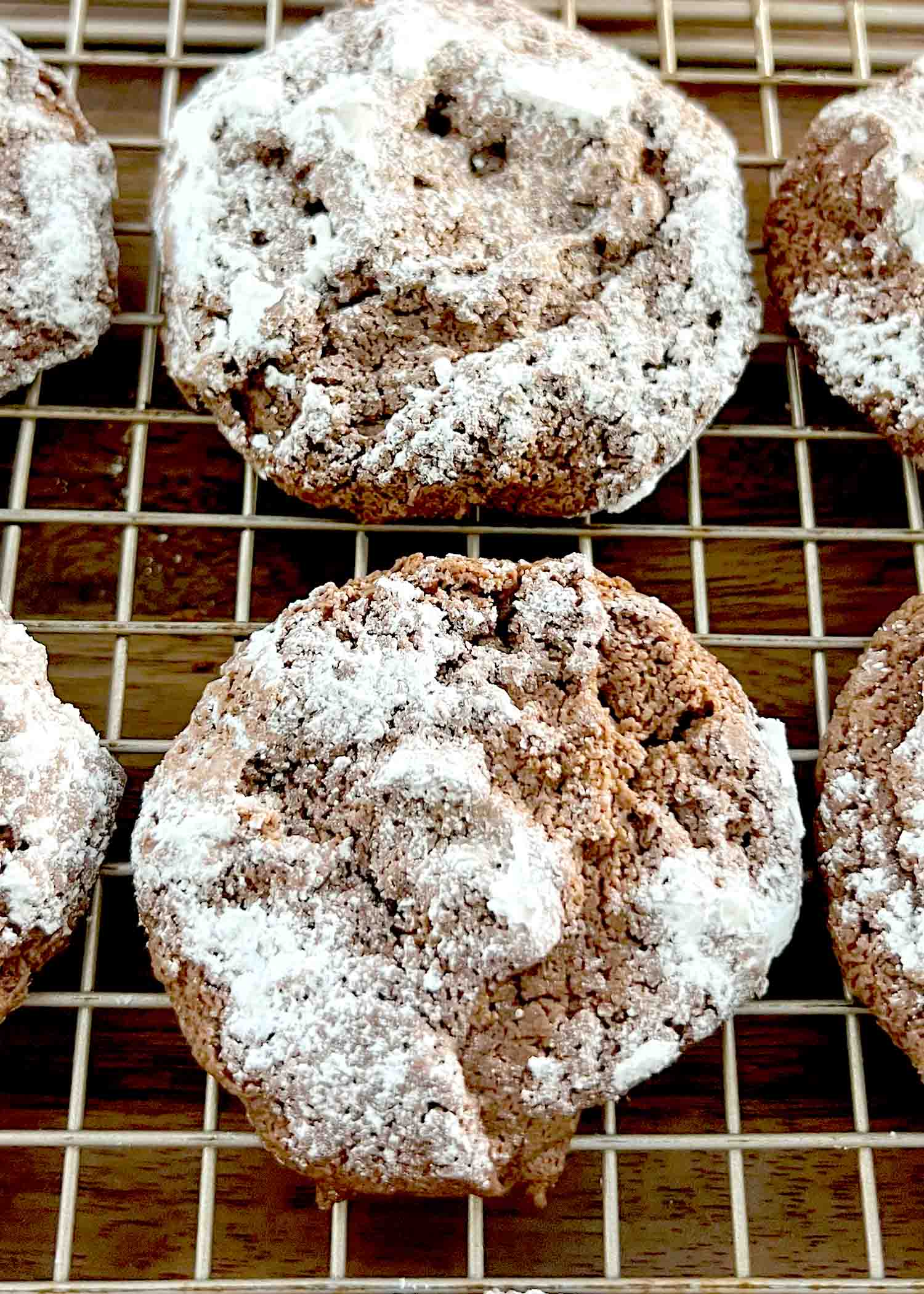 Sugar Free and Gluten Free Chocolate Crinkle Cookies Recipe