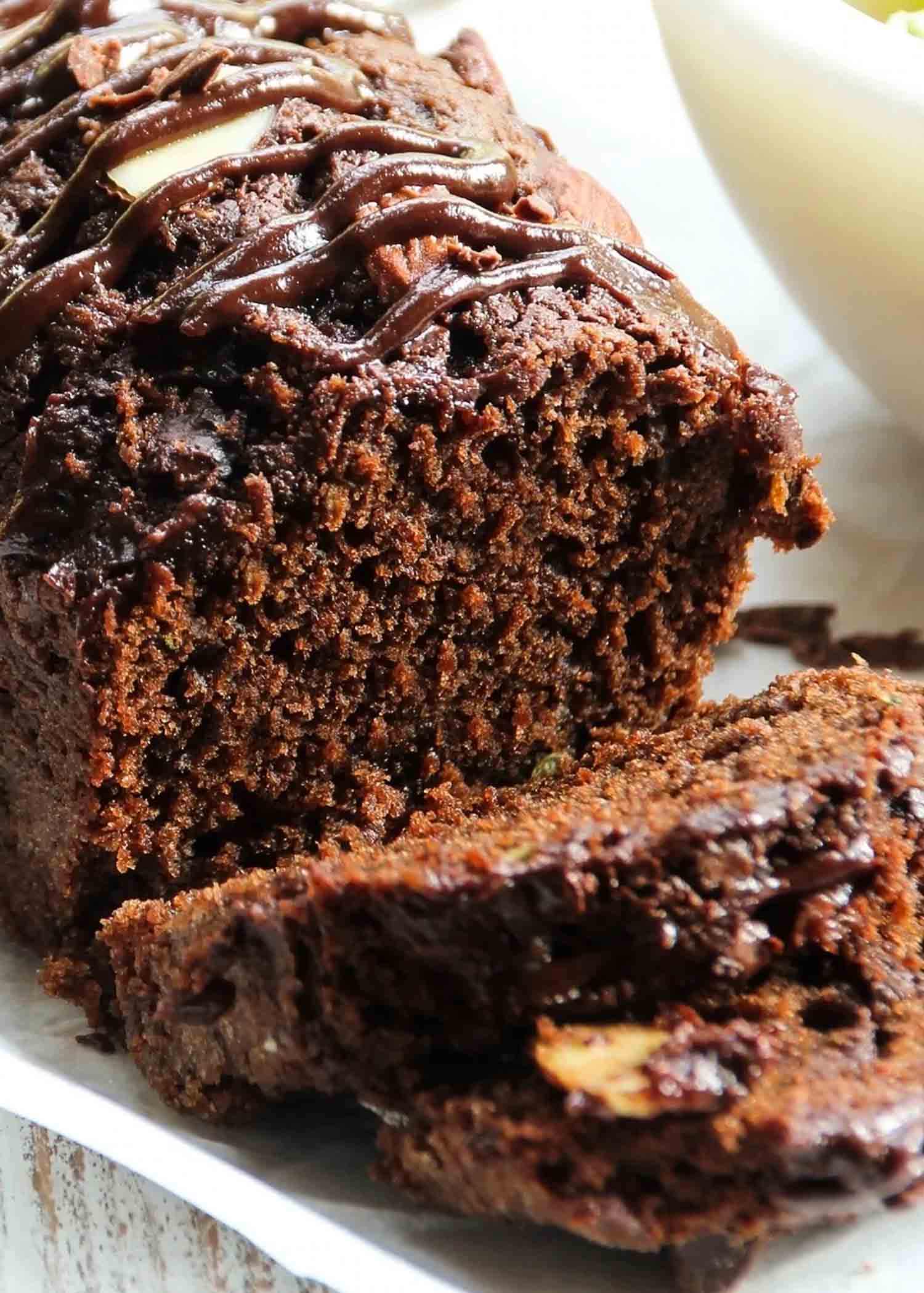 Low Sugar Chocolate Zucchini Bread Recipe