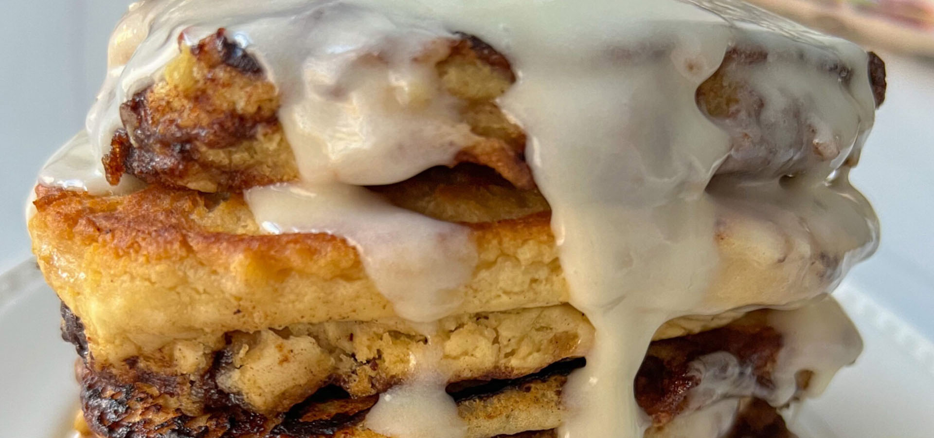 Cinnamon Roll Pancake Recipe with Gluten Free and Vegan Options