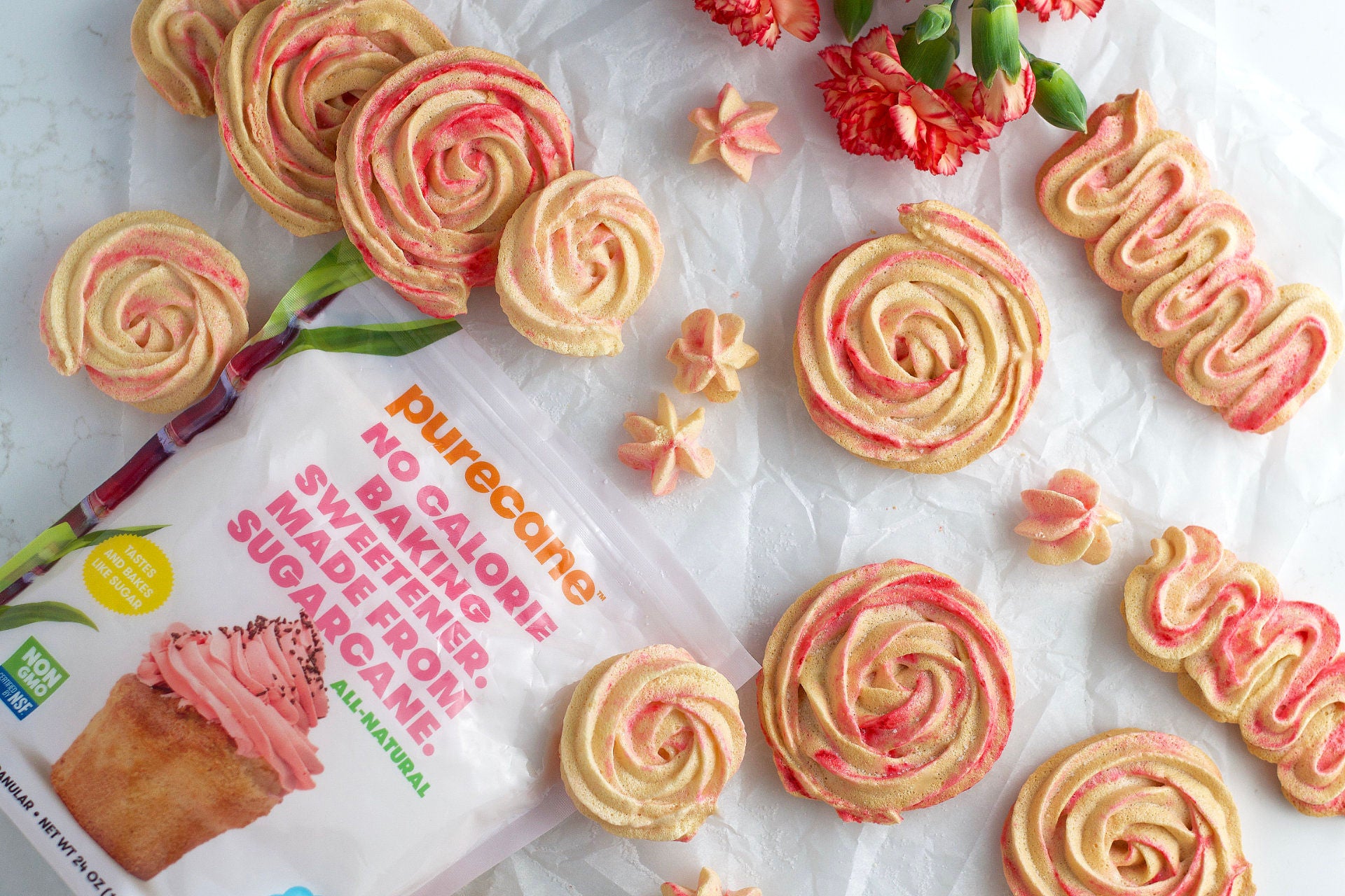 Sugar-Free Meringue Cookies Recipe | Purecane