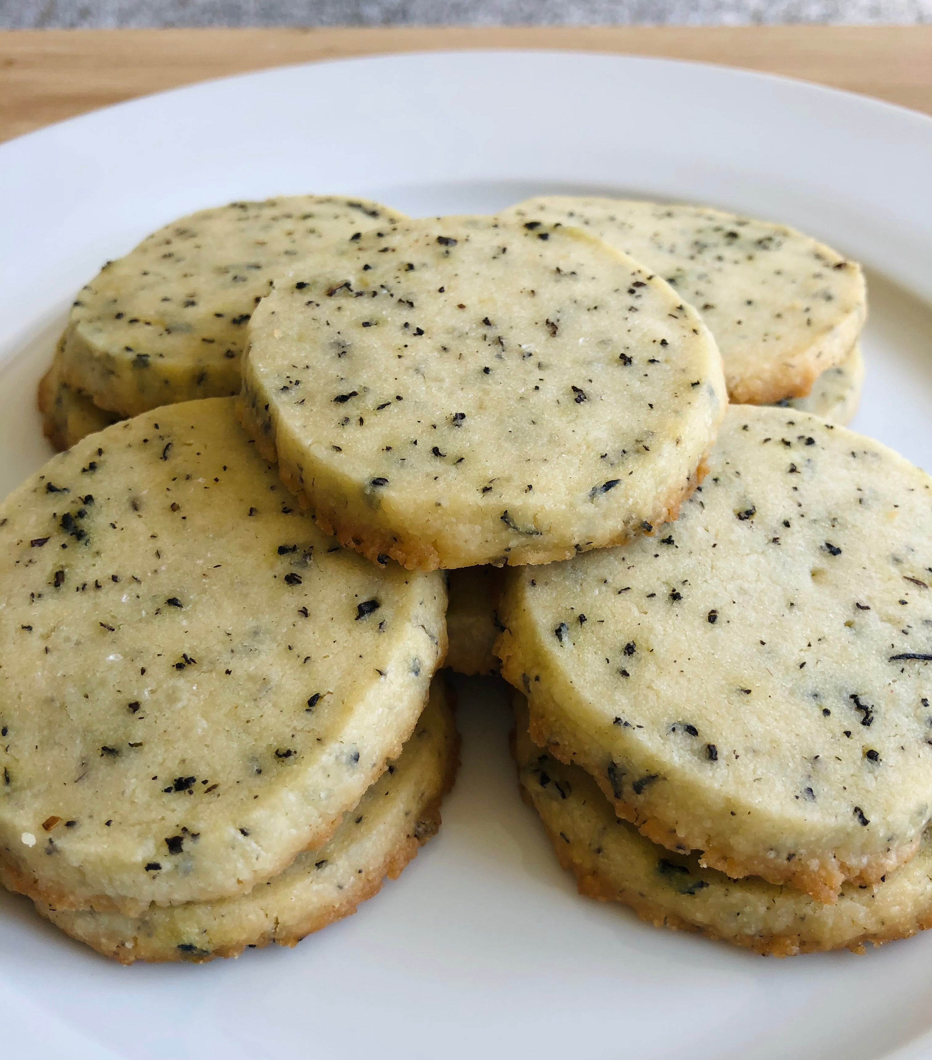 SUGAR-FREE EARL GREY SHORTBREAD COOKIES