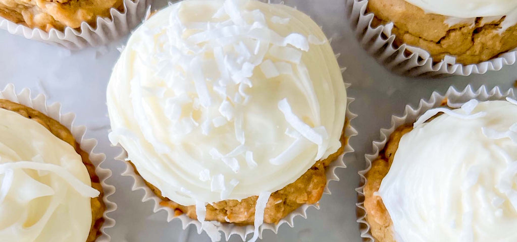 Vegan Gluten-Free Coconut Cupcakes with Cream Cheese Frosting Recipe