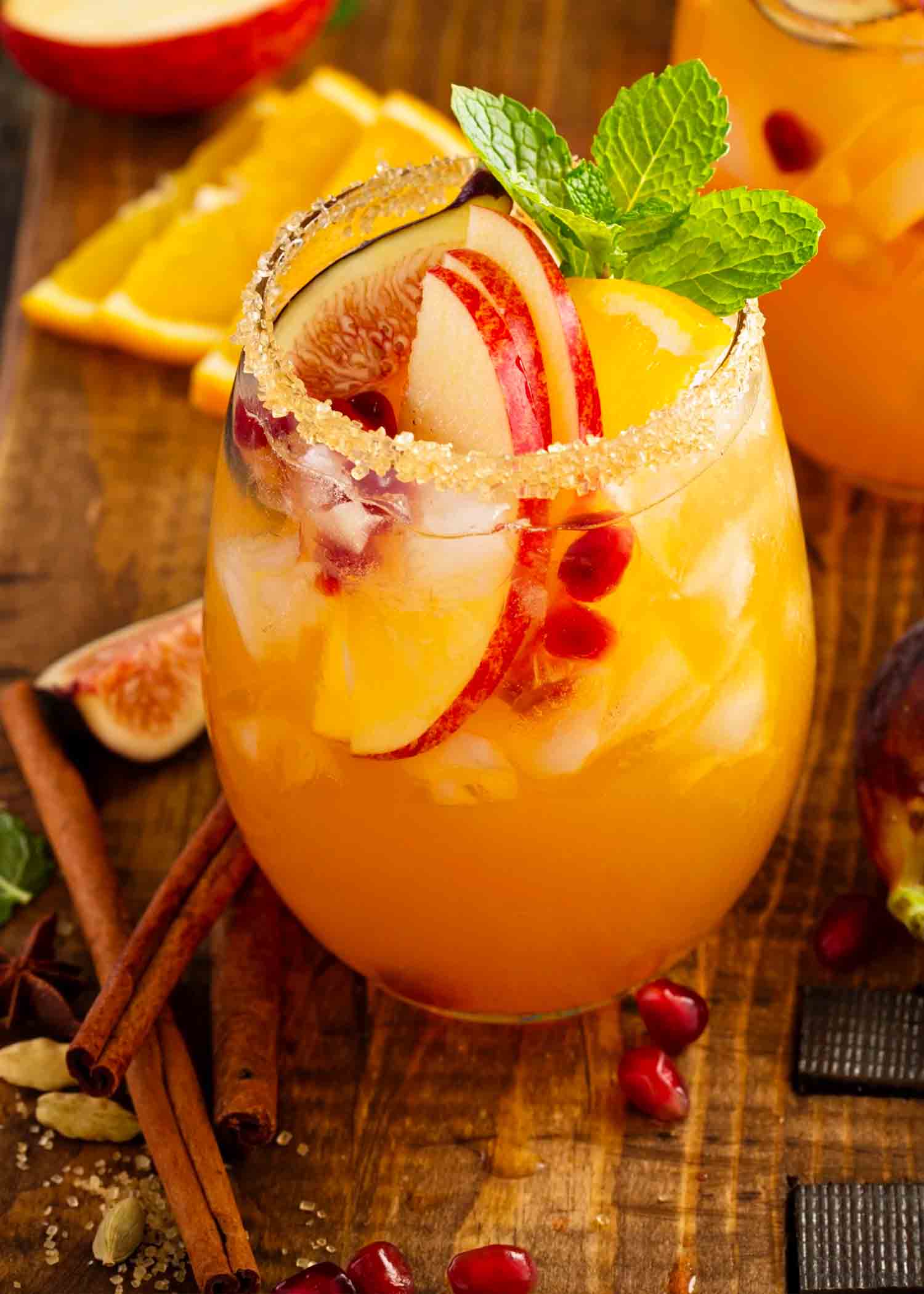 Fall Sangria Recipe for Low Sugar Diets