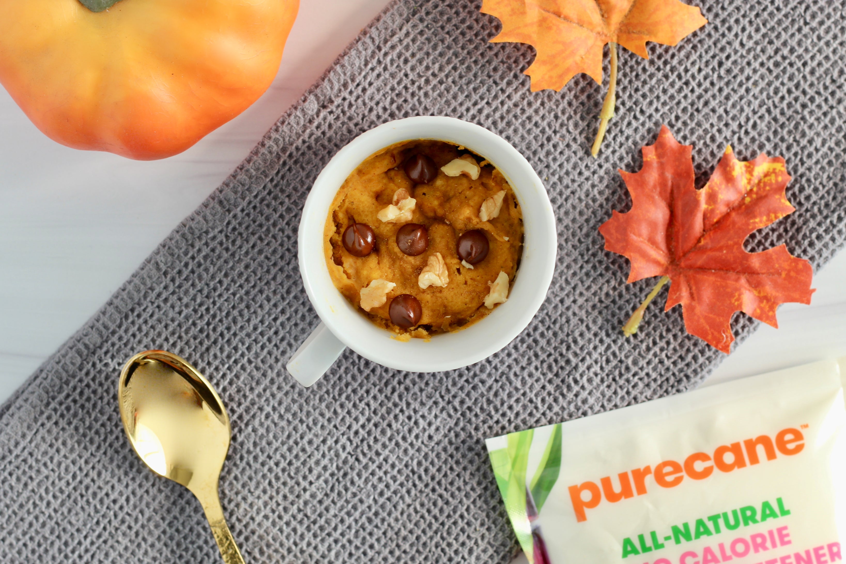 Healthy Pumpkin Mug Cake