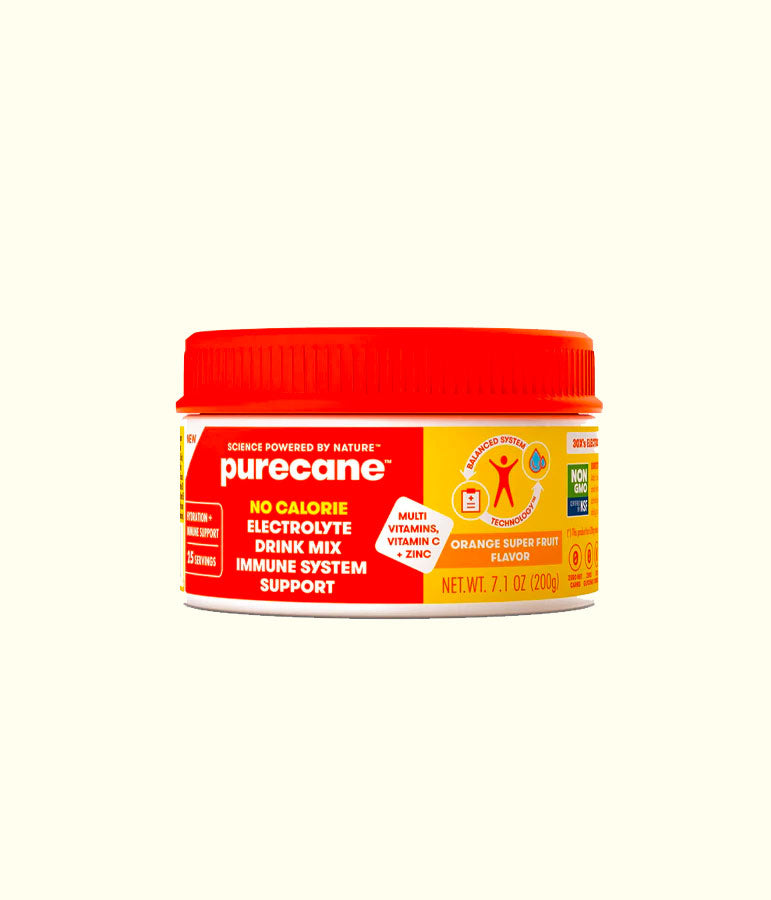 Purecane Electrolyte Drink Mix Canister