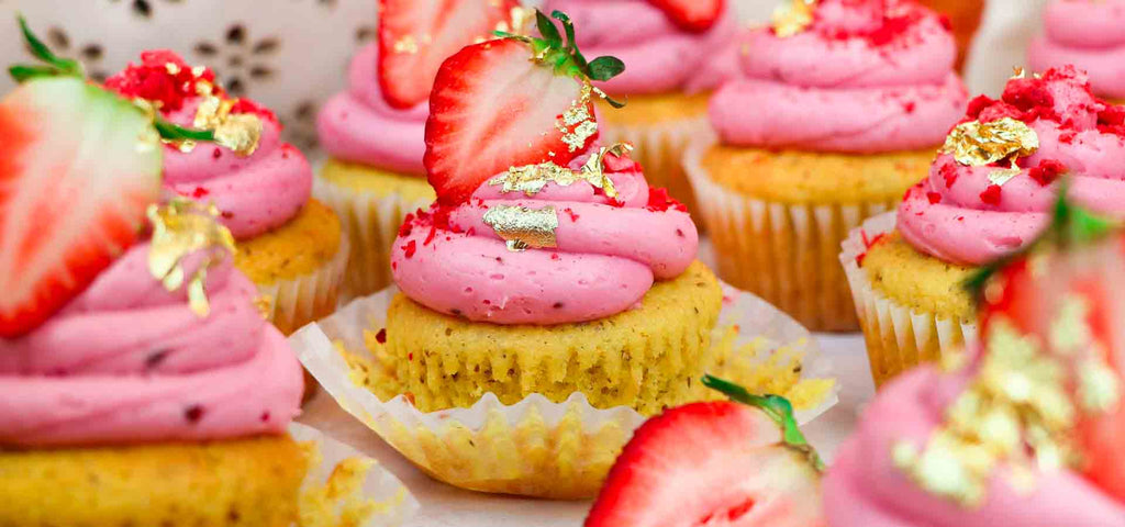 Strawberry Cupcakes | Keto Friendly