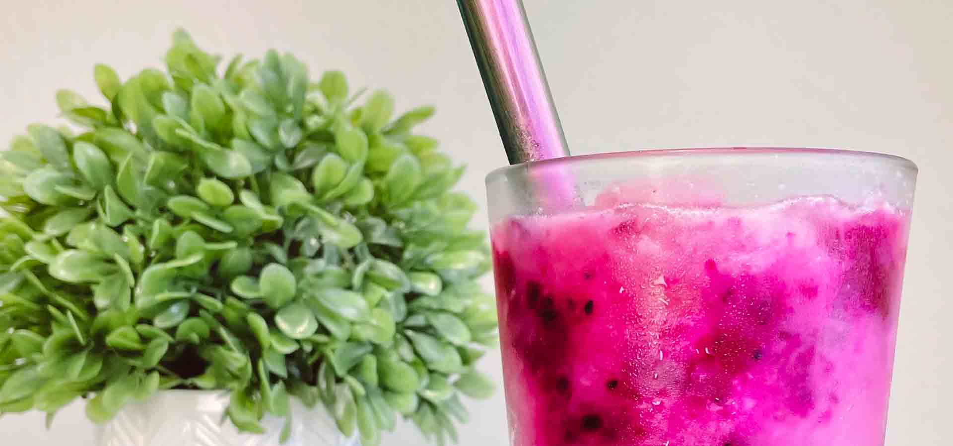 Low-Sugar Pink Dragon Fruit Drink Recipe