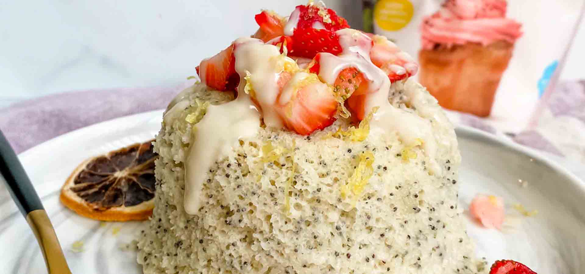 LEMON POPPY SEED MUG CAKE
