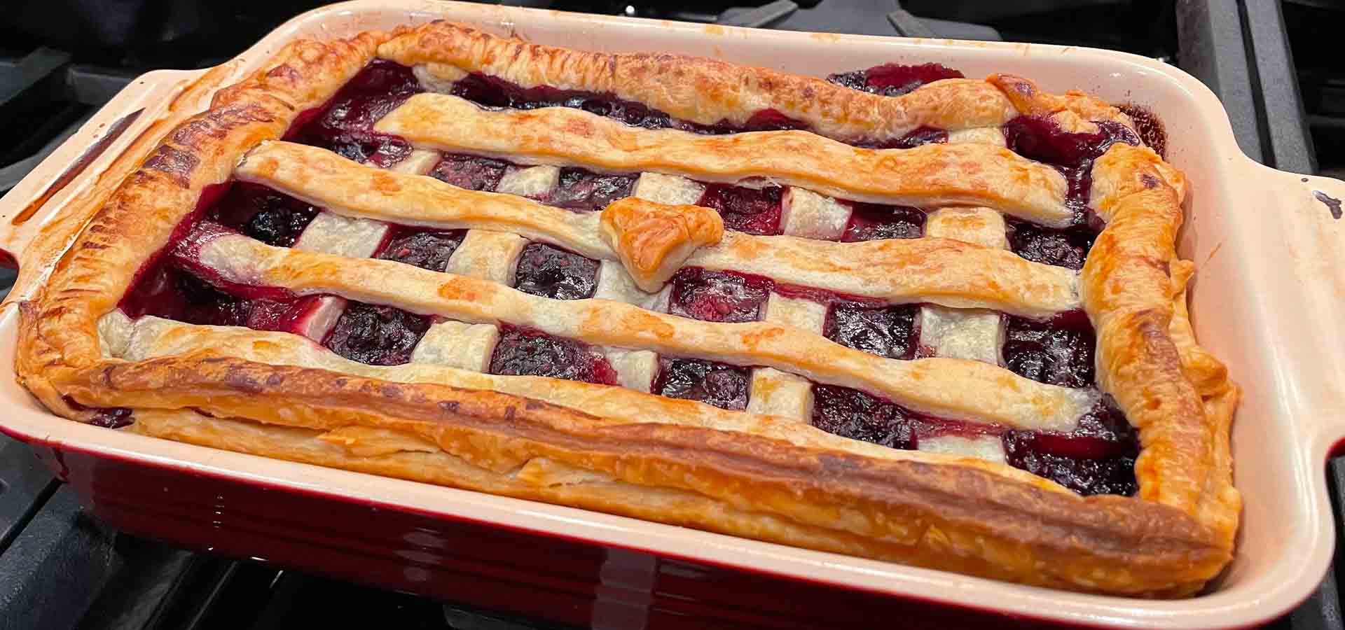 Reduced Sugar Southern Blackberry Cobbler