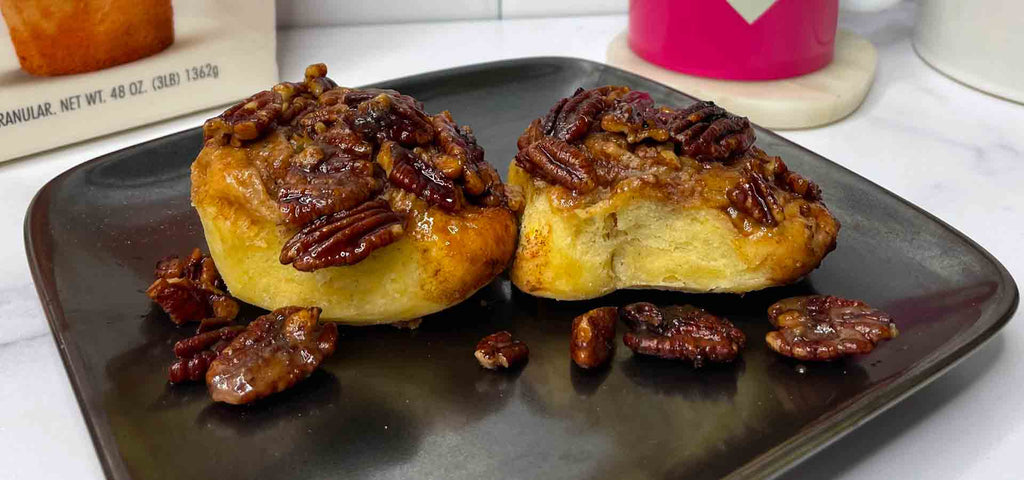 Reduced Sugar Pecan Sticky Buns Recipe