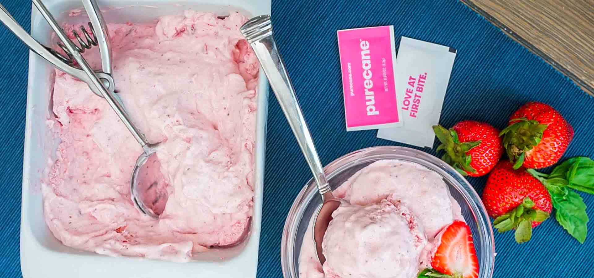 STRAWBERRY KETO ICE CREAM