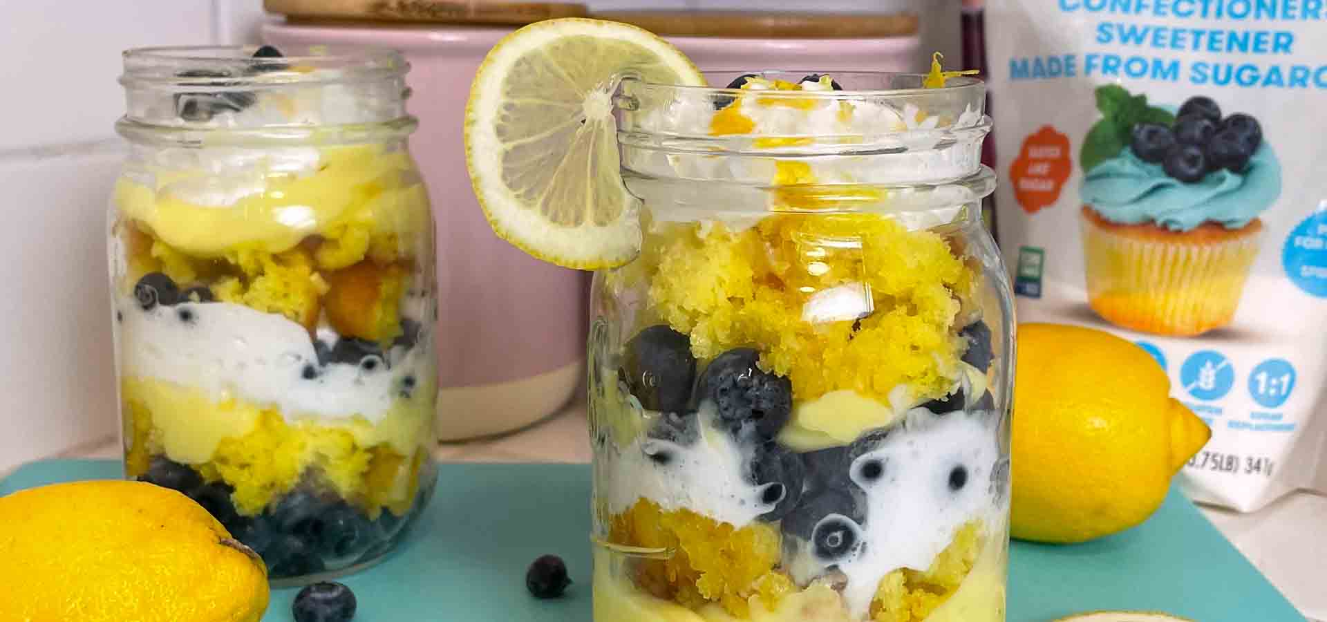 Single-Serve Lemon Blueberry Trifles