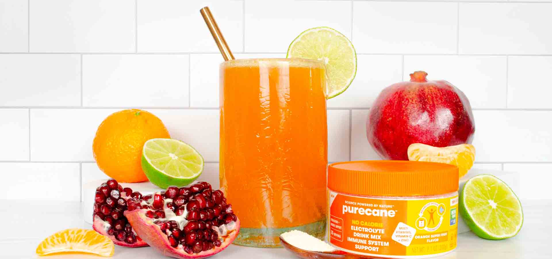 Pomegranate Lime Electrolyte Mocktail