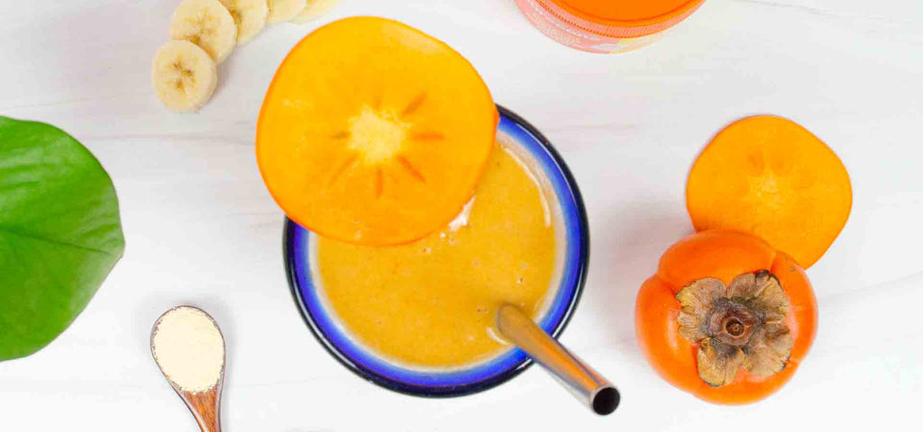 No Added Sugar Persimmon Electrolyte Immunity Smoothie Recipe