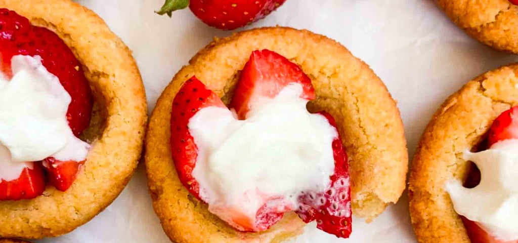 STRAWBERRY SHORTCAKE COOKIE CUPS
