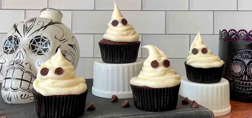 Spooky Boo Cupcakes