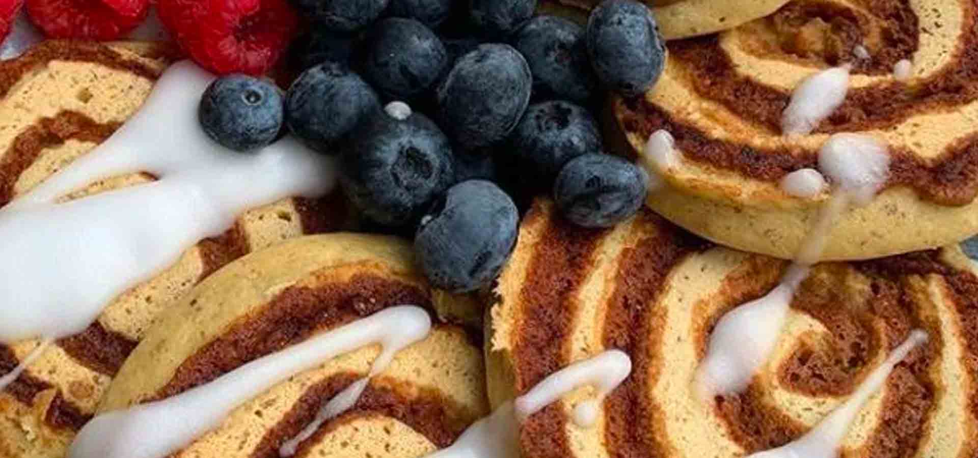 Vegan Cinnamon Roll Pancake Recipe