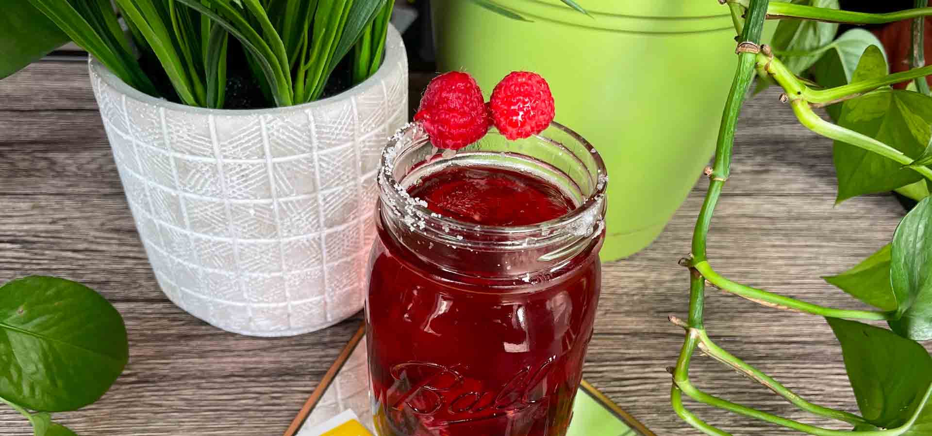 Raspberry Hibiscus Bubble Tea