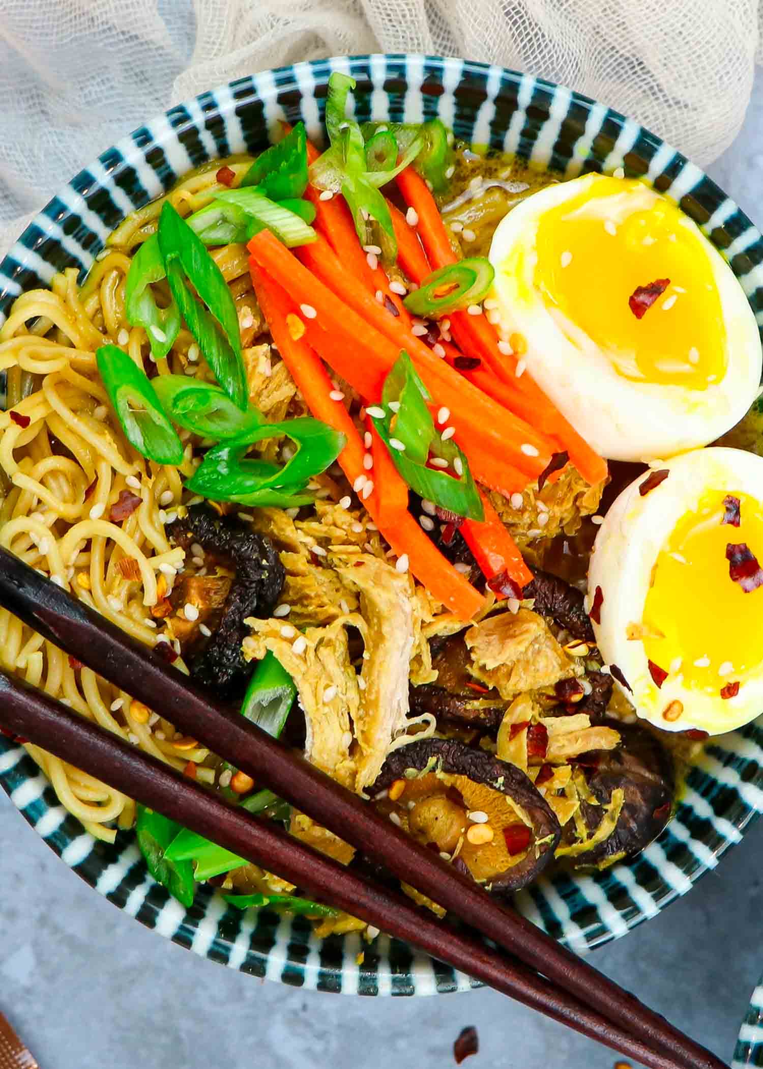 Easy Ginger Chicken Ramen Recipe Sugar-Free