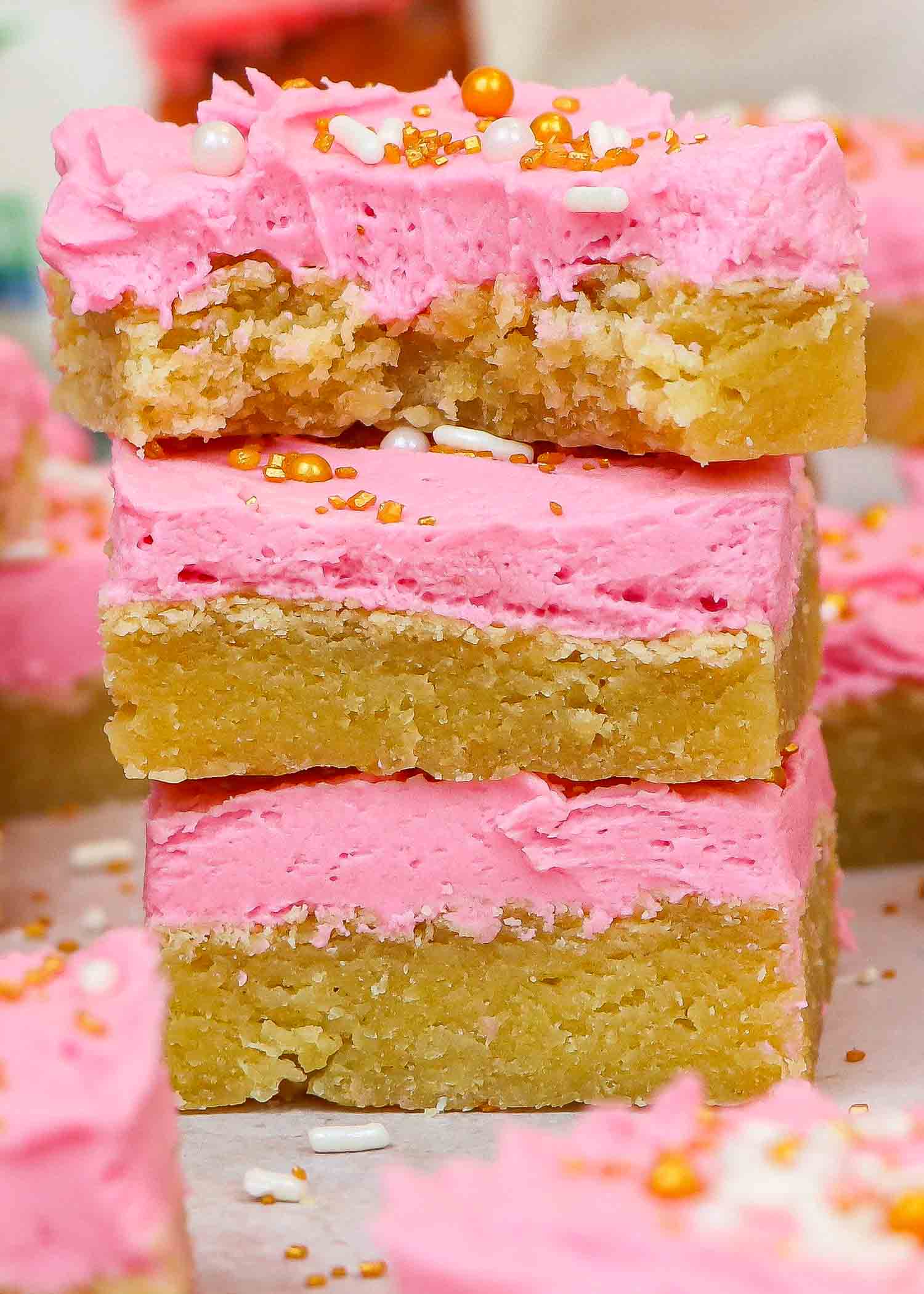 Sugar Free Frosted Sugar Cookie Bars Recipe