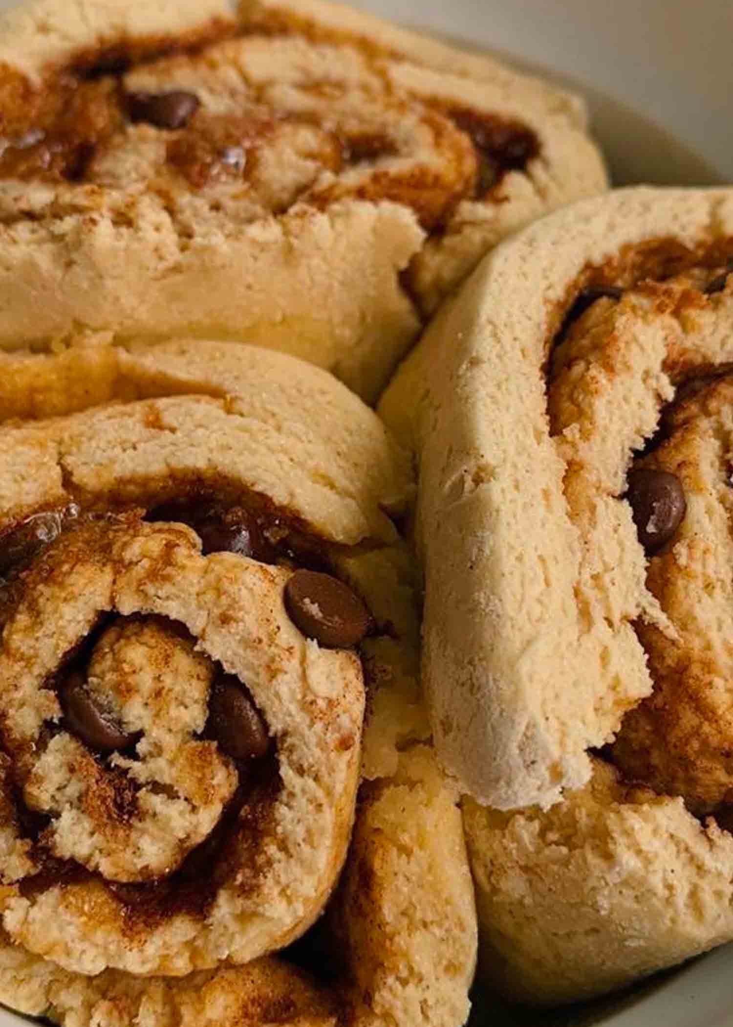 Vegan Mini Chocolate Chip Cinnamon Rolls Recipe