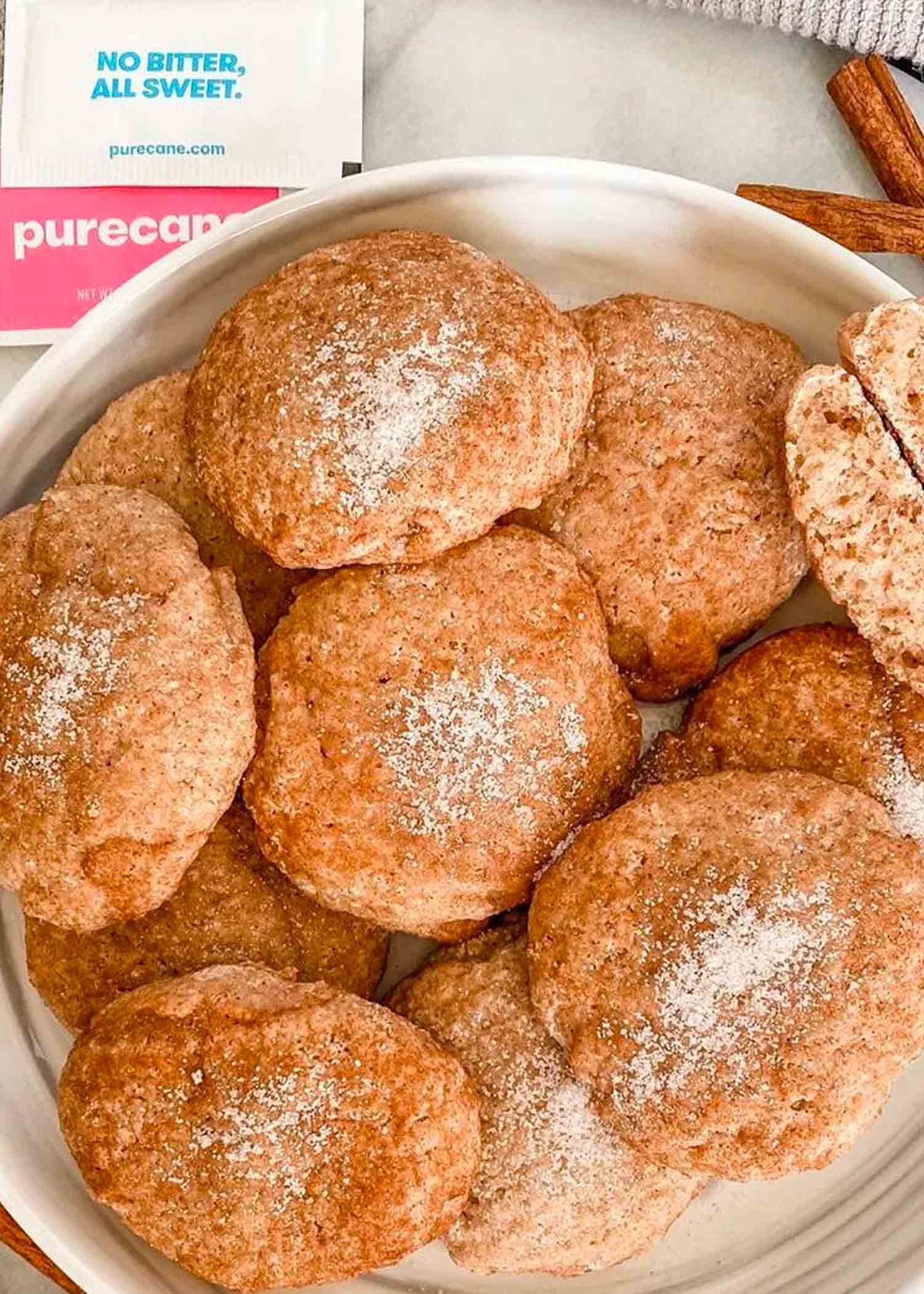 Gluten-Free Apple Snickerdoodle Cookie Recipe Low Sugar