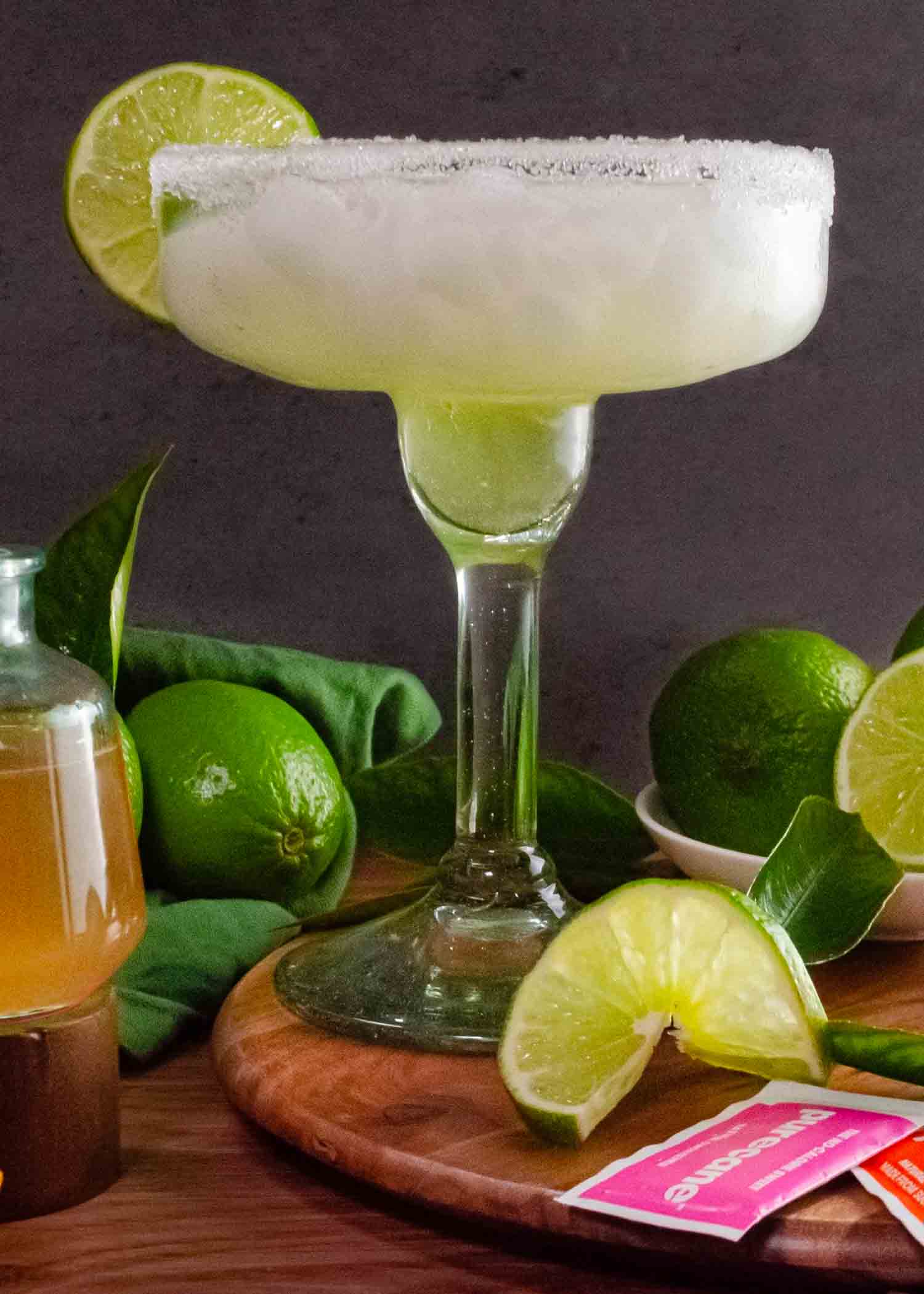 Margarita with Homemade Orange Liqueur Recipe for Low Sugar Diets