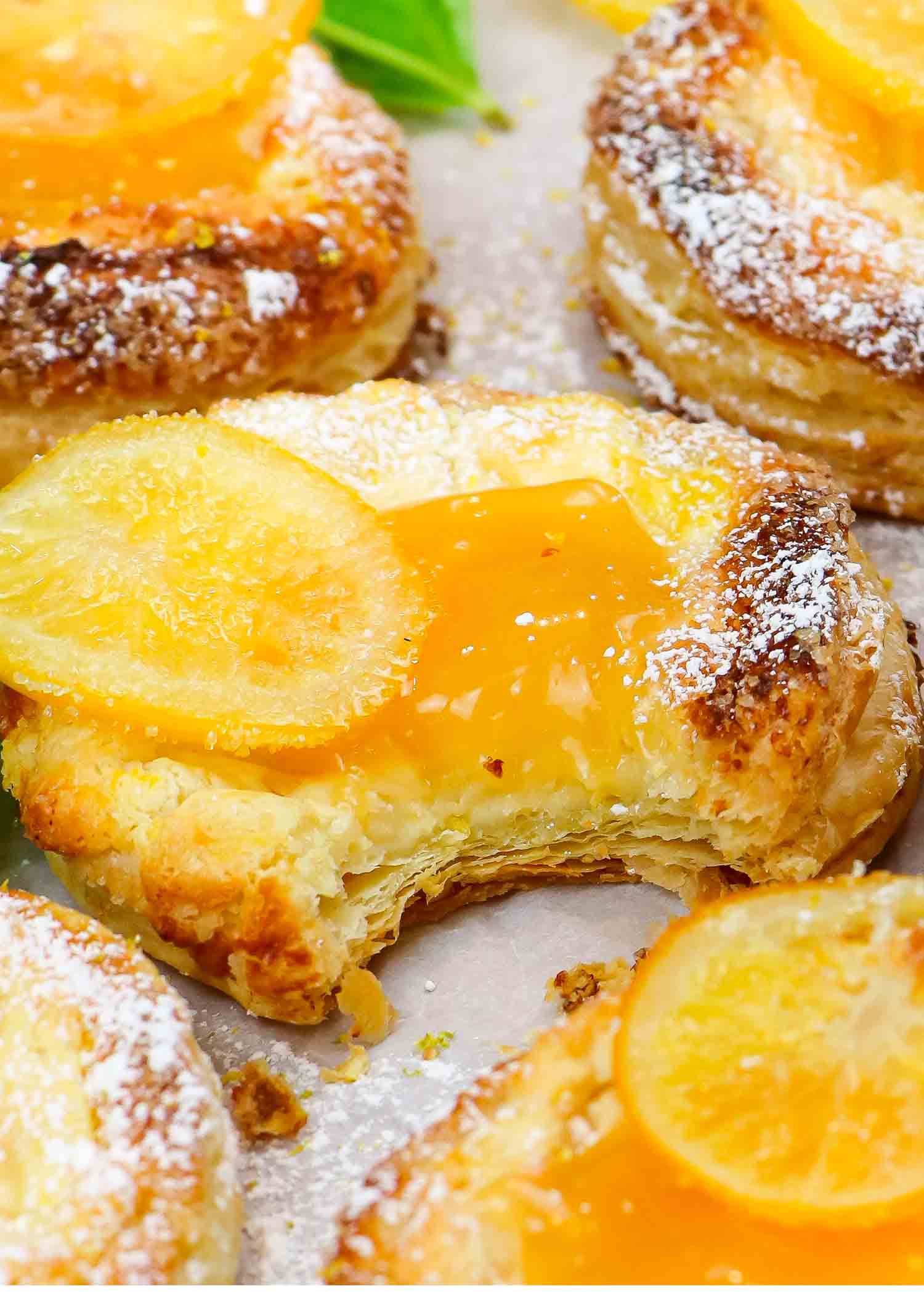 No Sugar Easy Lemon Cream Cheese Danish