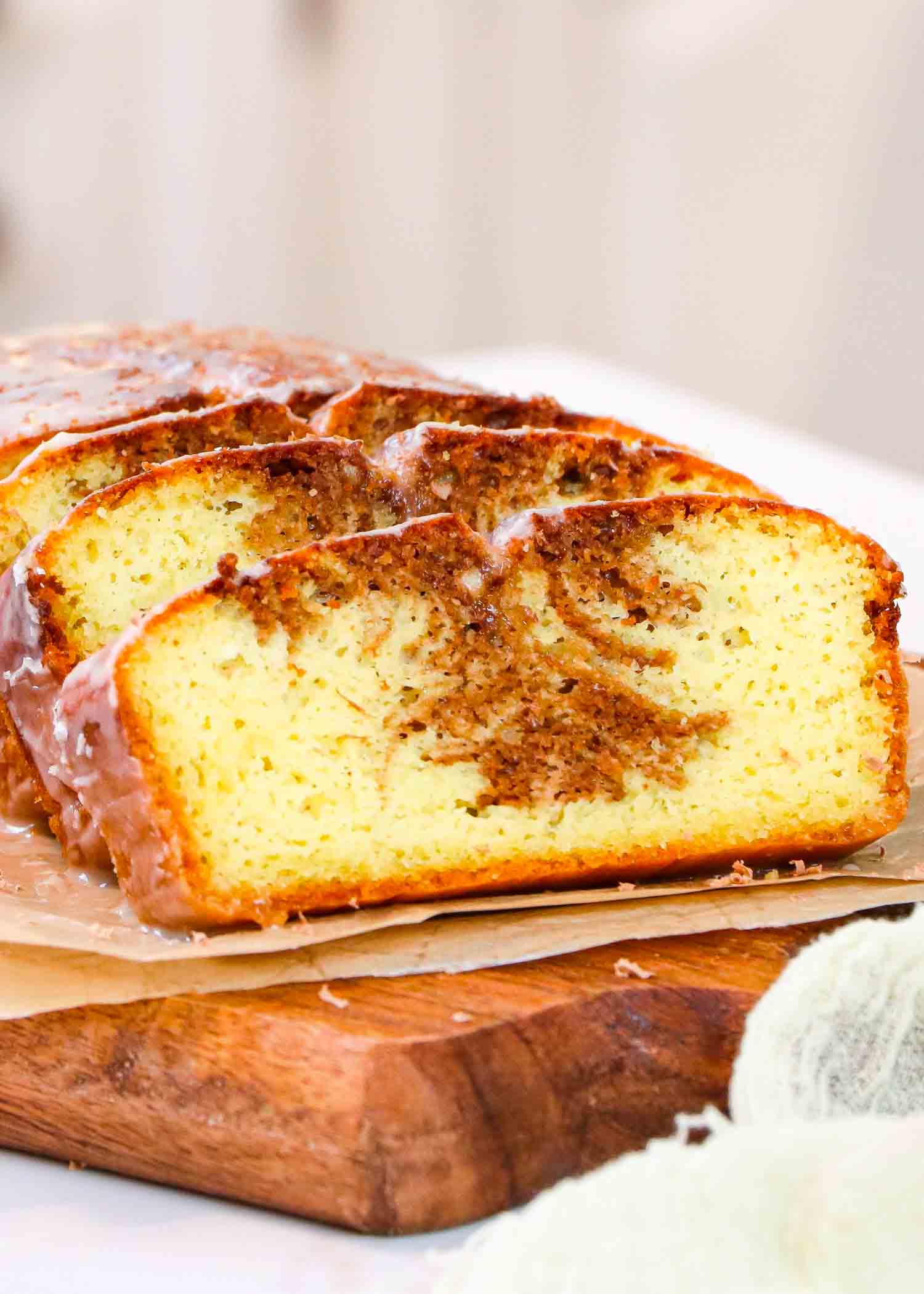 Starbucks Copycat Recipe Marble Pound Cake (Reduced Sugar)