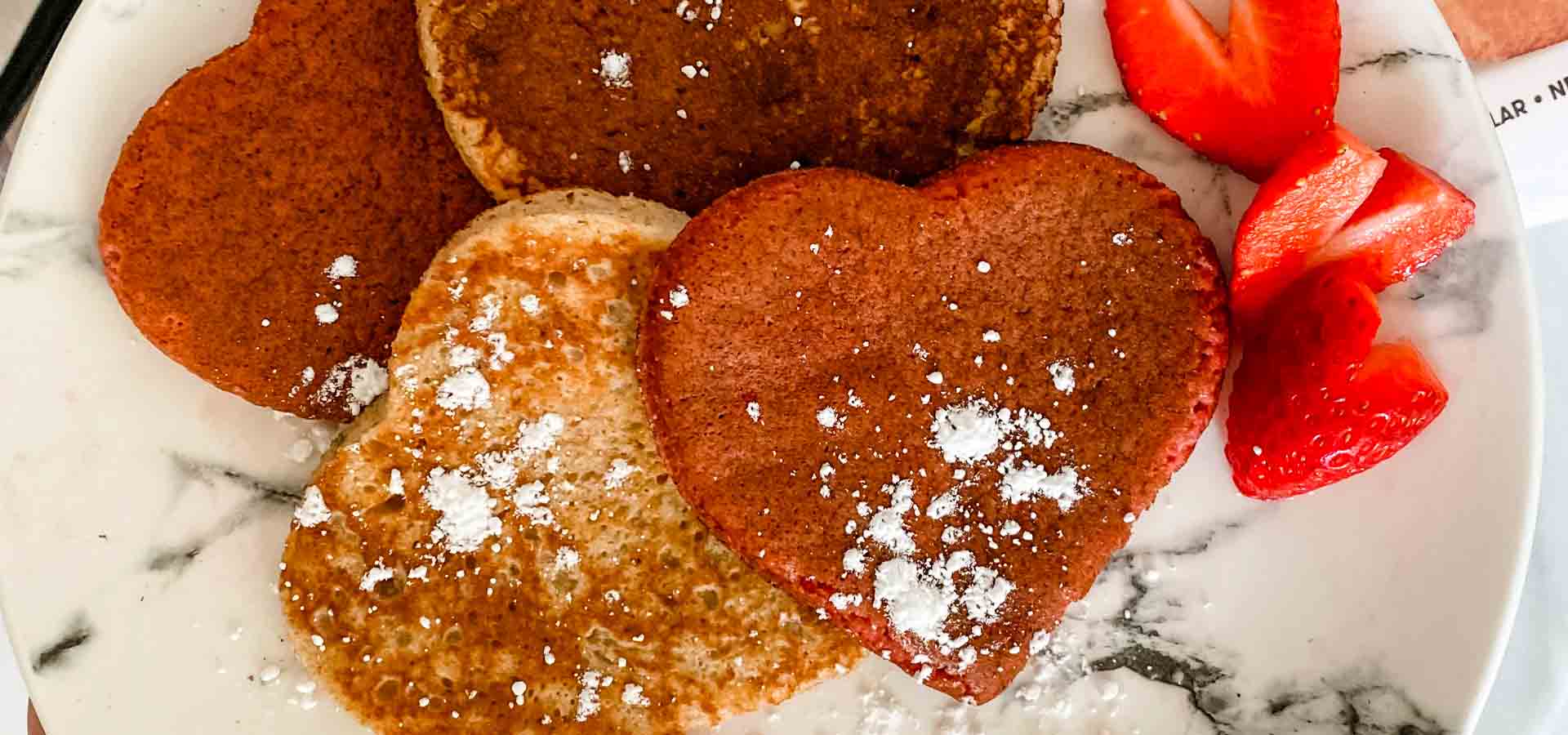 Valentine’s Day Greek Yogurt Pancakes