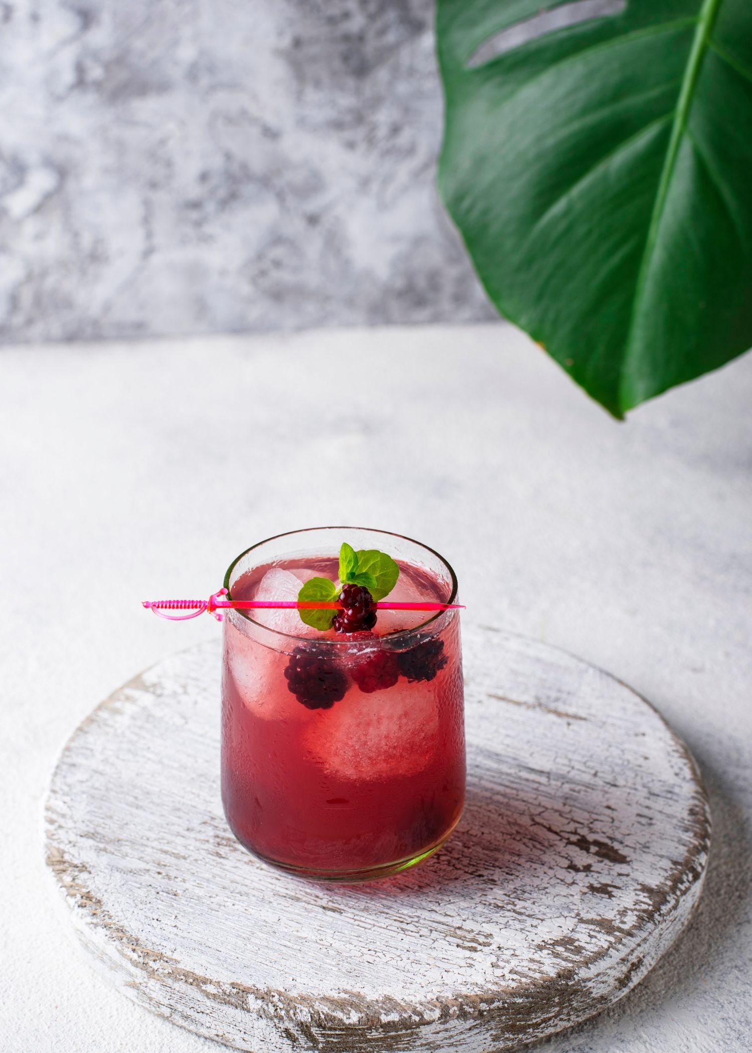 Low Carb Blackberry Whiskey Smash