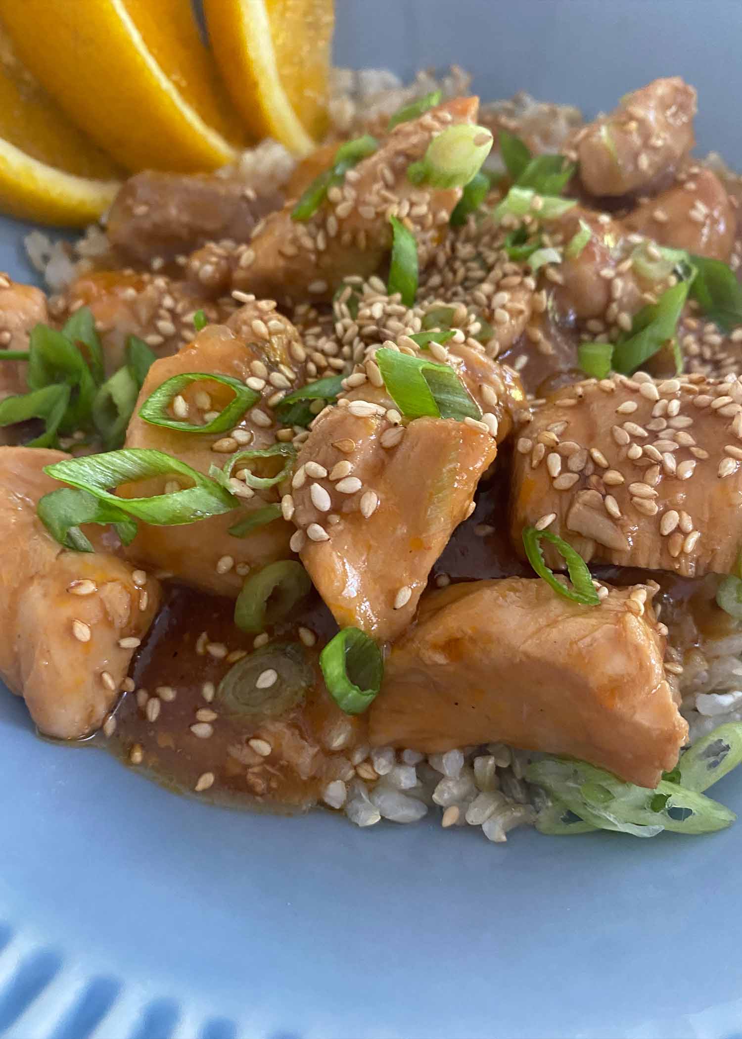 Low Carb Recipe - Savory Orange Chicken for Instant Pot