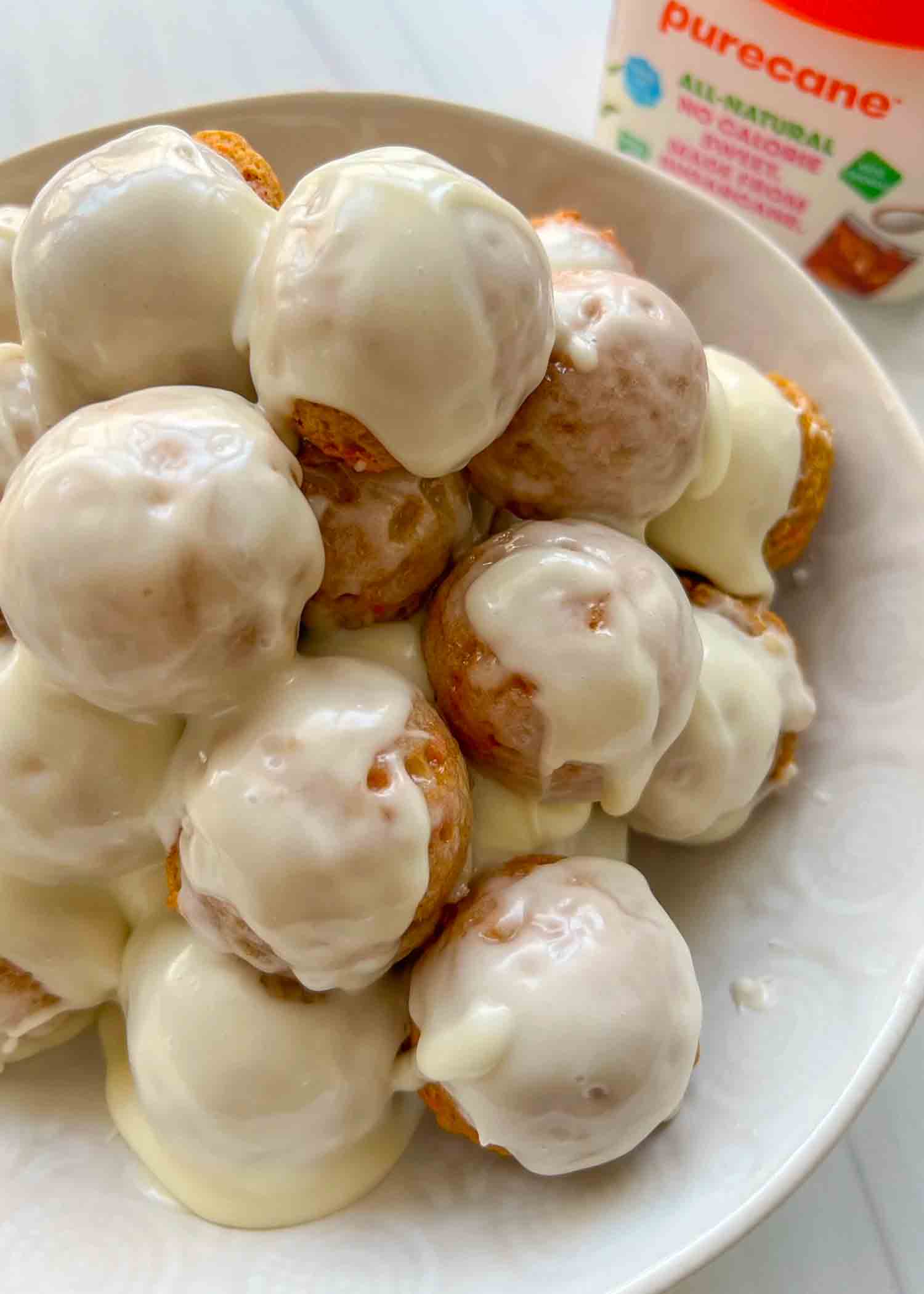 Sugar Free Carrot Cake Donut Hole Recipe