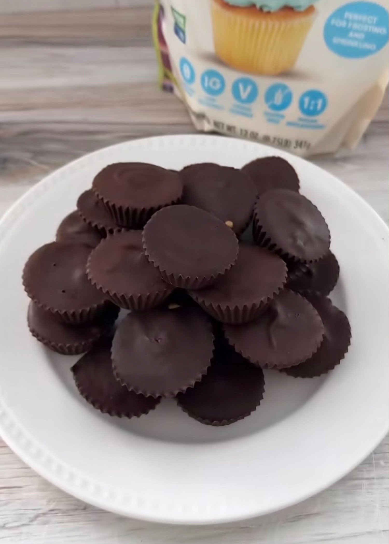 Reduced Sugar Copycat Peanut Butter Cups Recipe