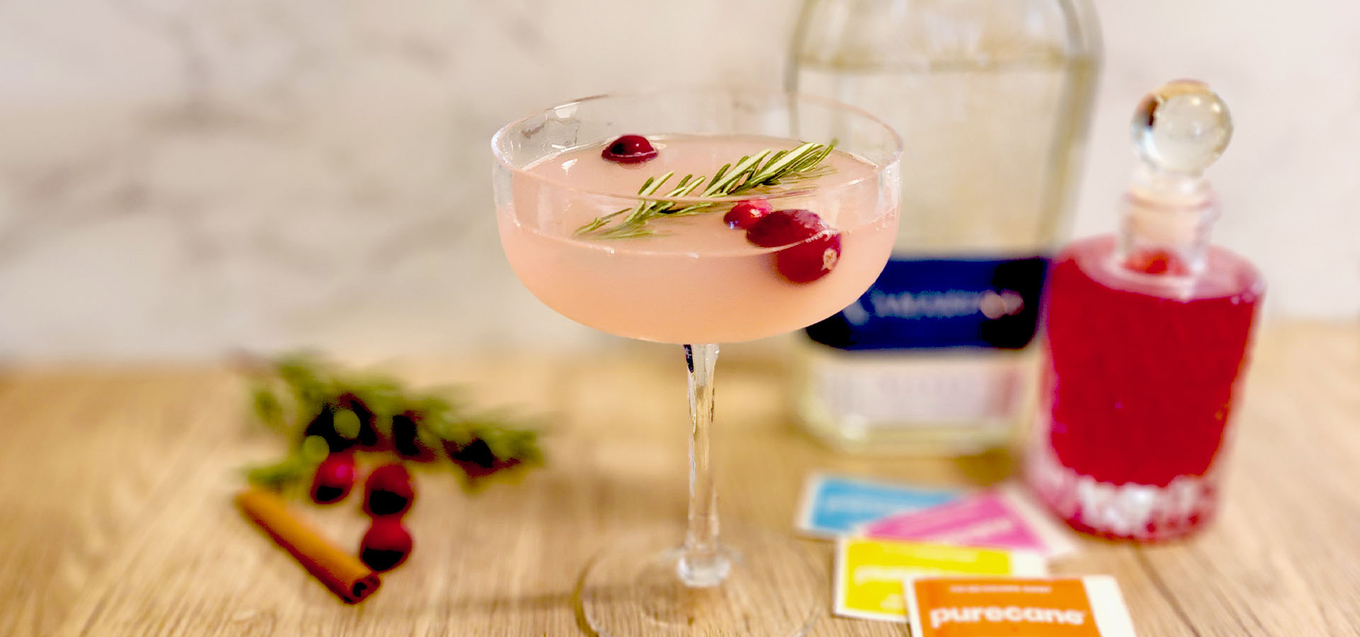 Winter Cranberry Tequila Sour