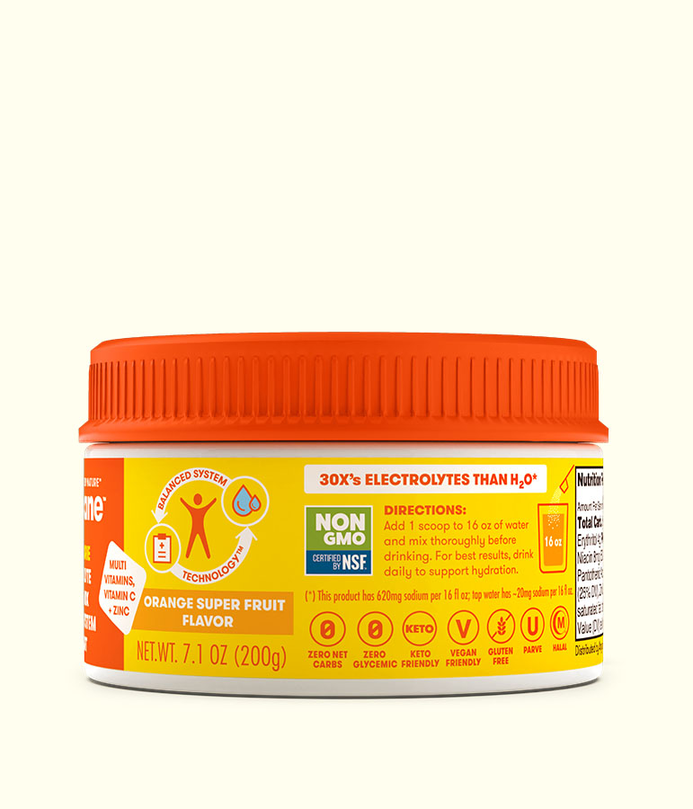 Purecane Electrolyte Drink Mix Canister