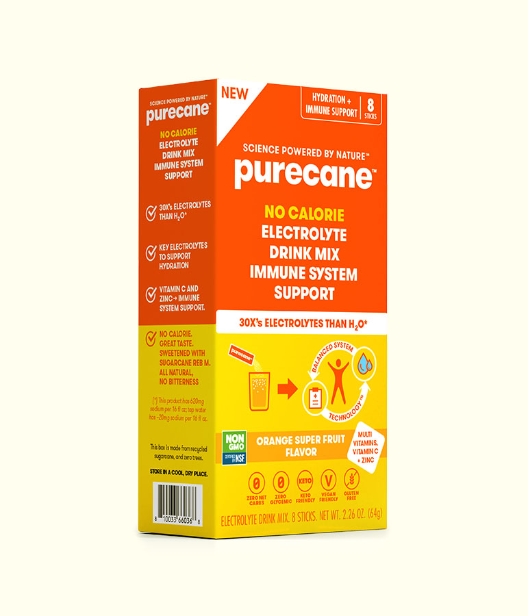 Purecane Electrolyte Drink Mix Packets