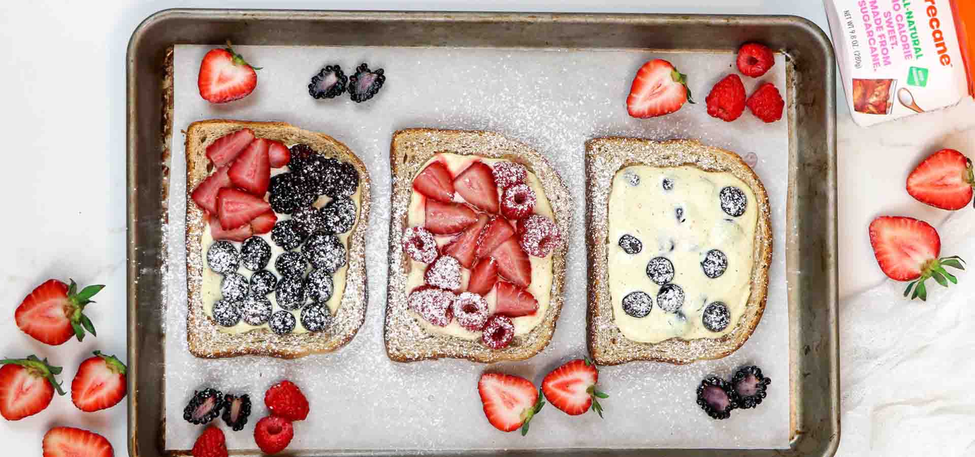 Healthy TikTok Custard Toast