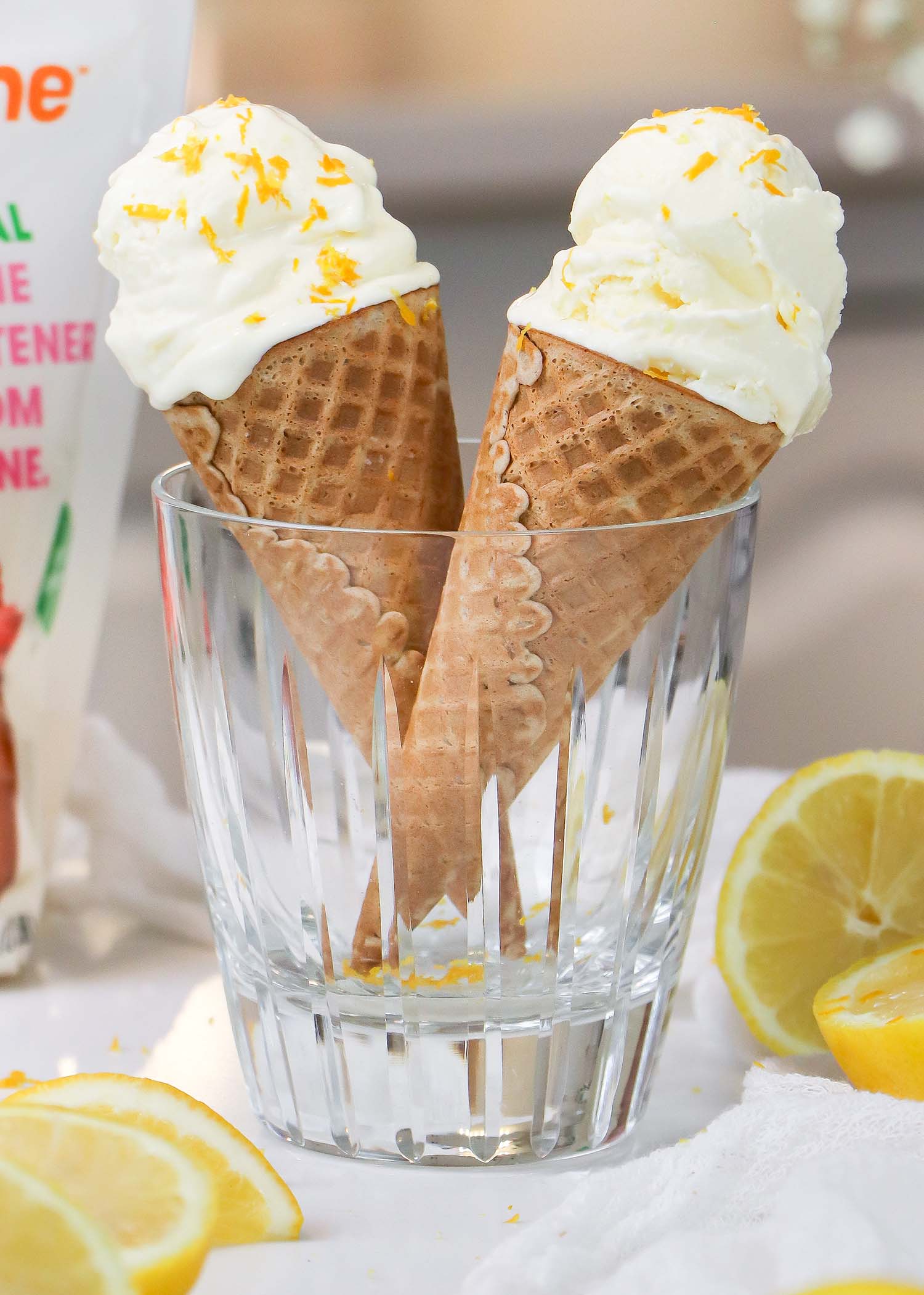 Healthier Lemon Ice Cream Recipe for Low Sugar Diets