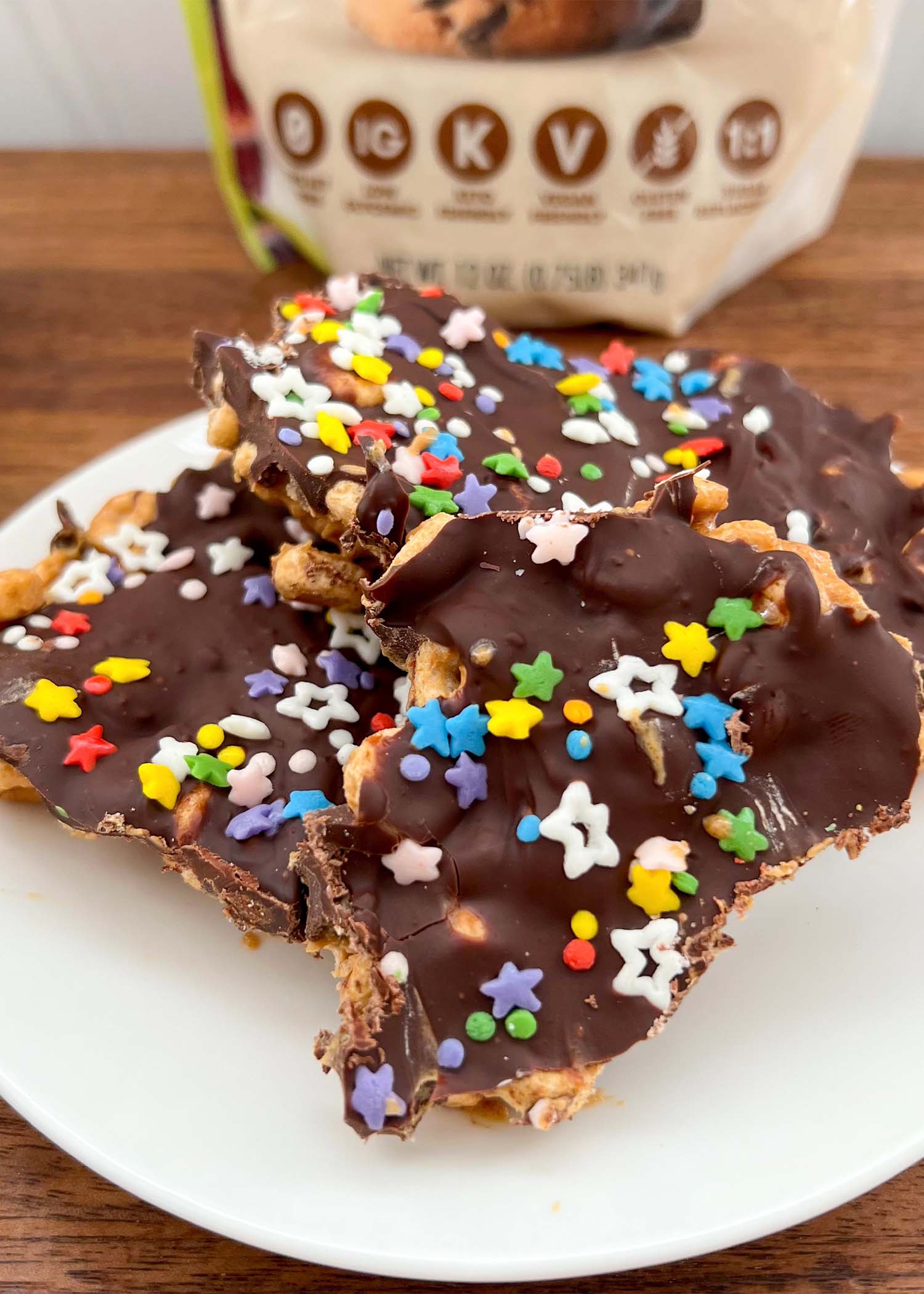 No Bake Peanut Butter and Chocolate Cereal Bars Recipe - Sugar Free