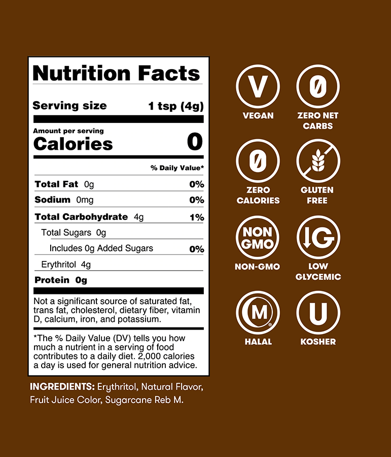 PURECANE BROWN SWEETENER