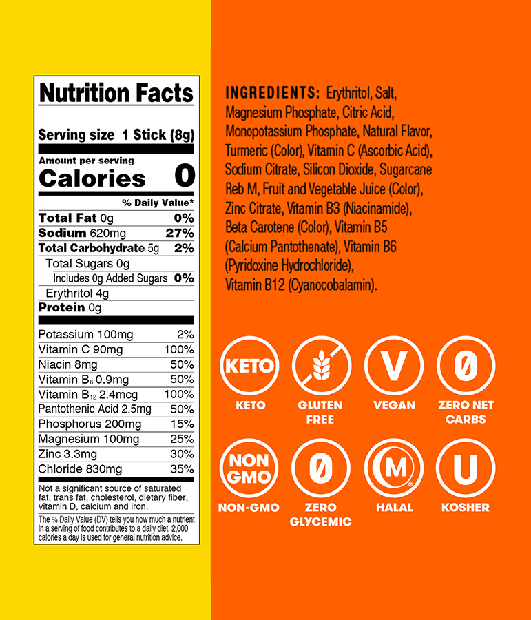 Purecane Electrolyte Drink Mix Packets