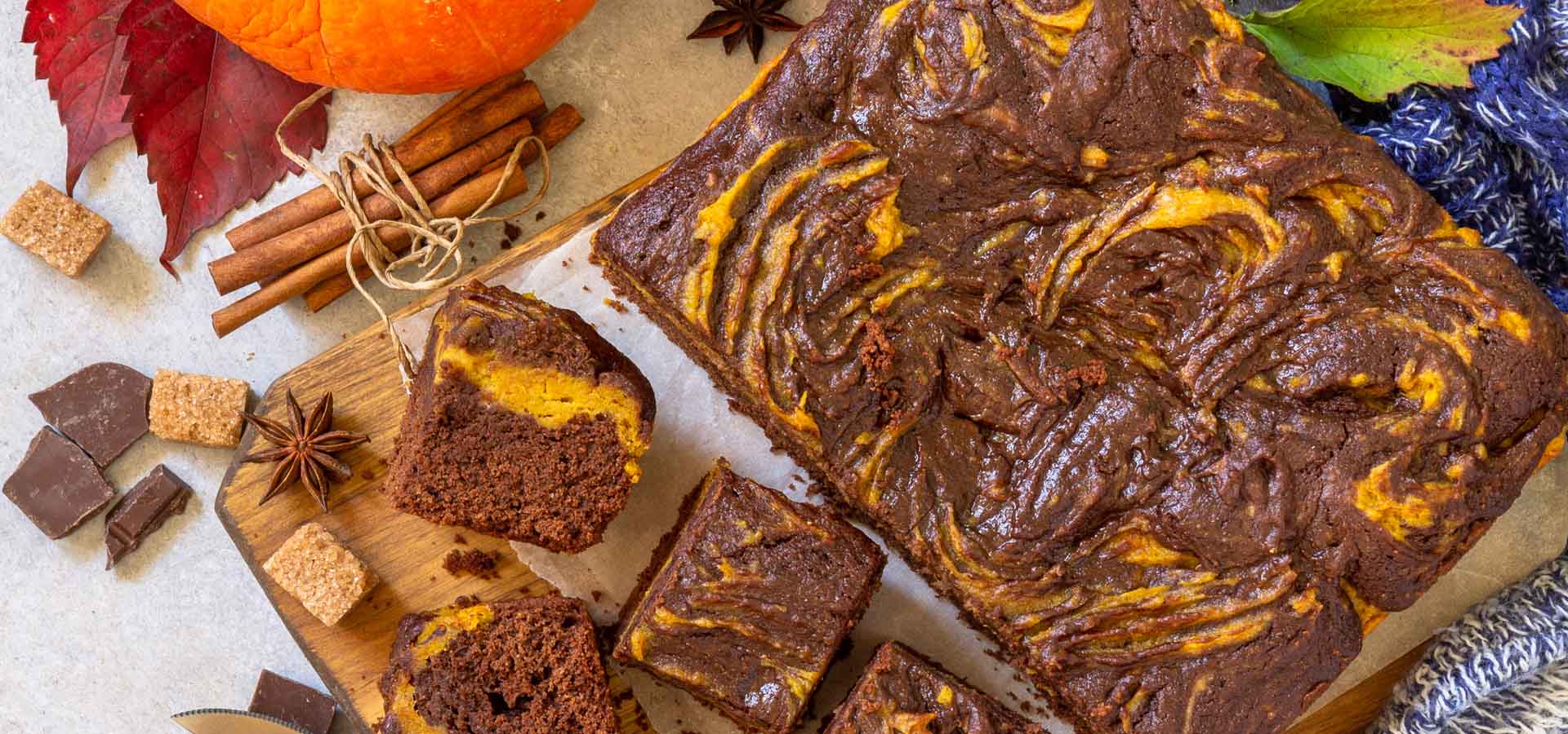 Easy Pumpkin Brownies