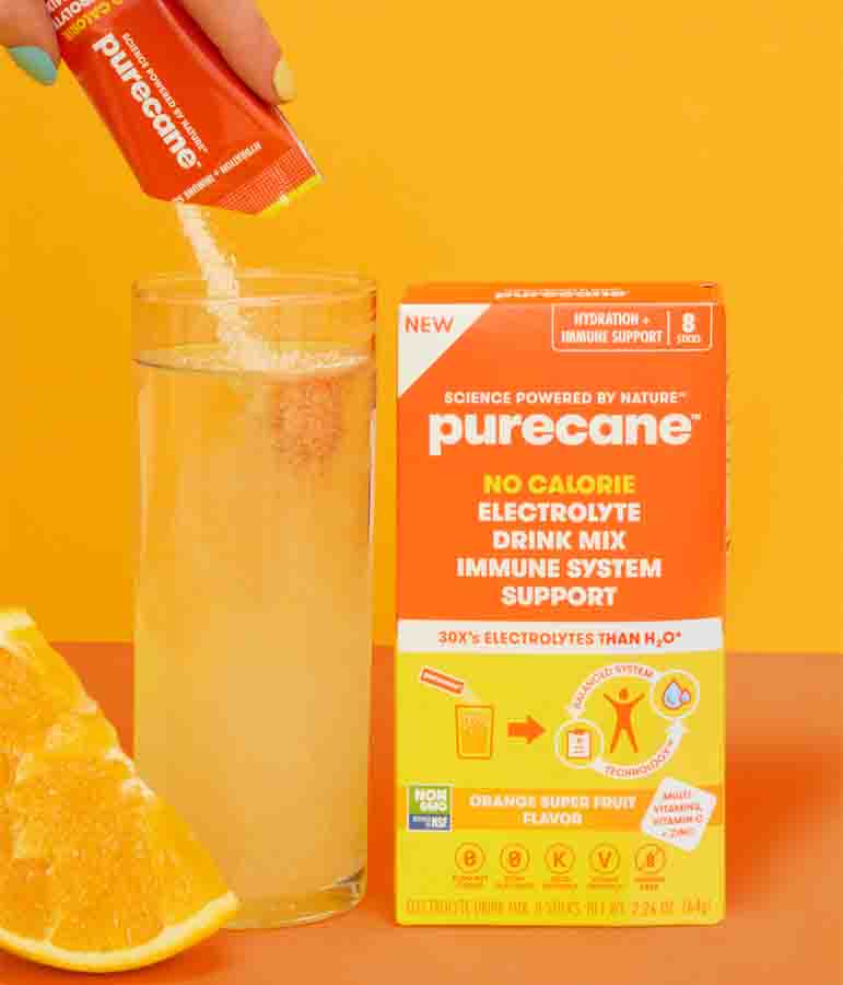 Purecane Electrolyte Drink Mix Packets