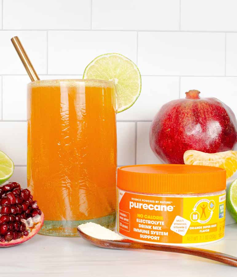 Purecane Electrolyte Drink Mix Canister