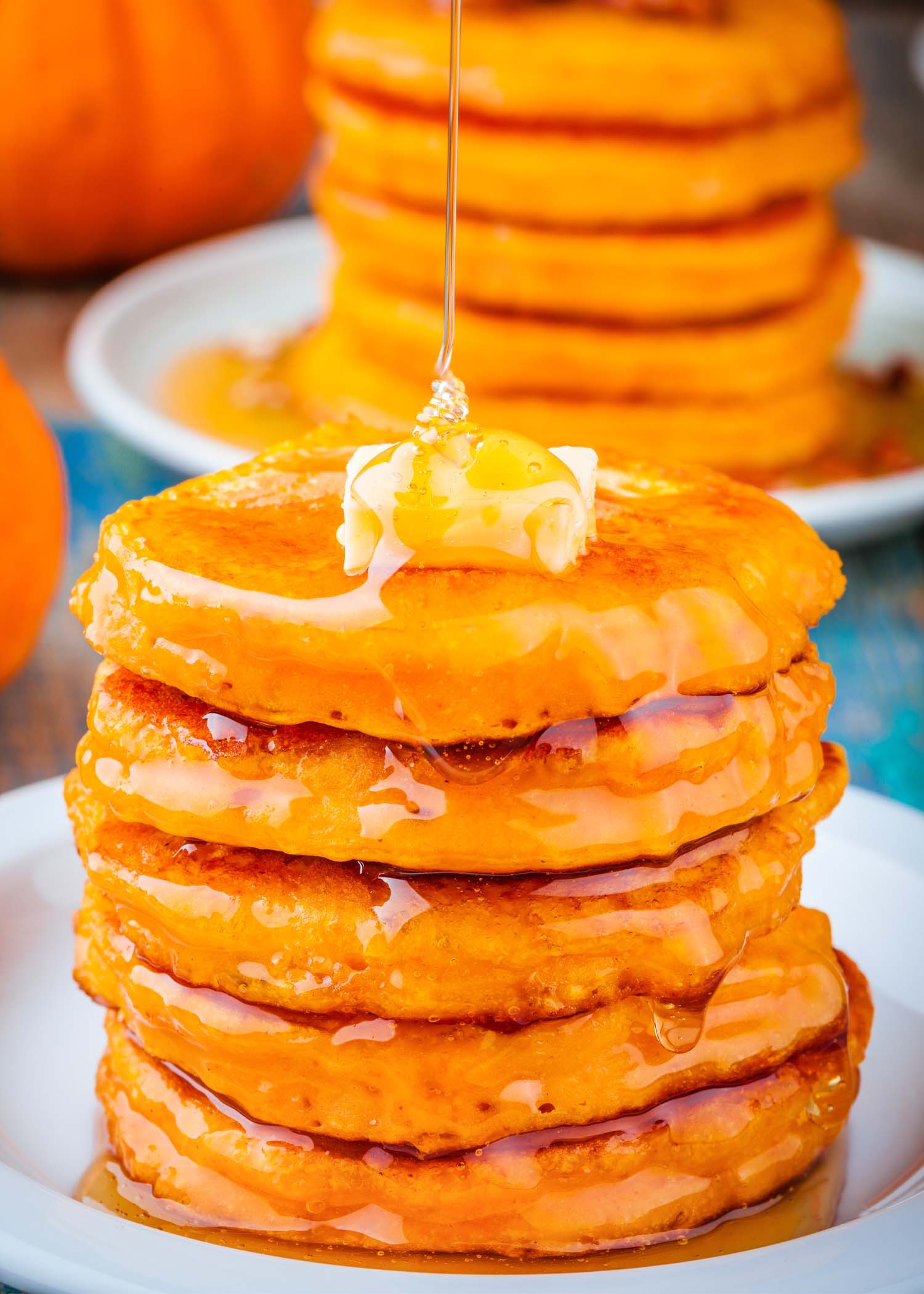 Reduced Sugar Pumpkin Spice Pancake Recipe