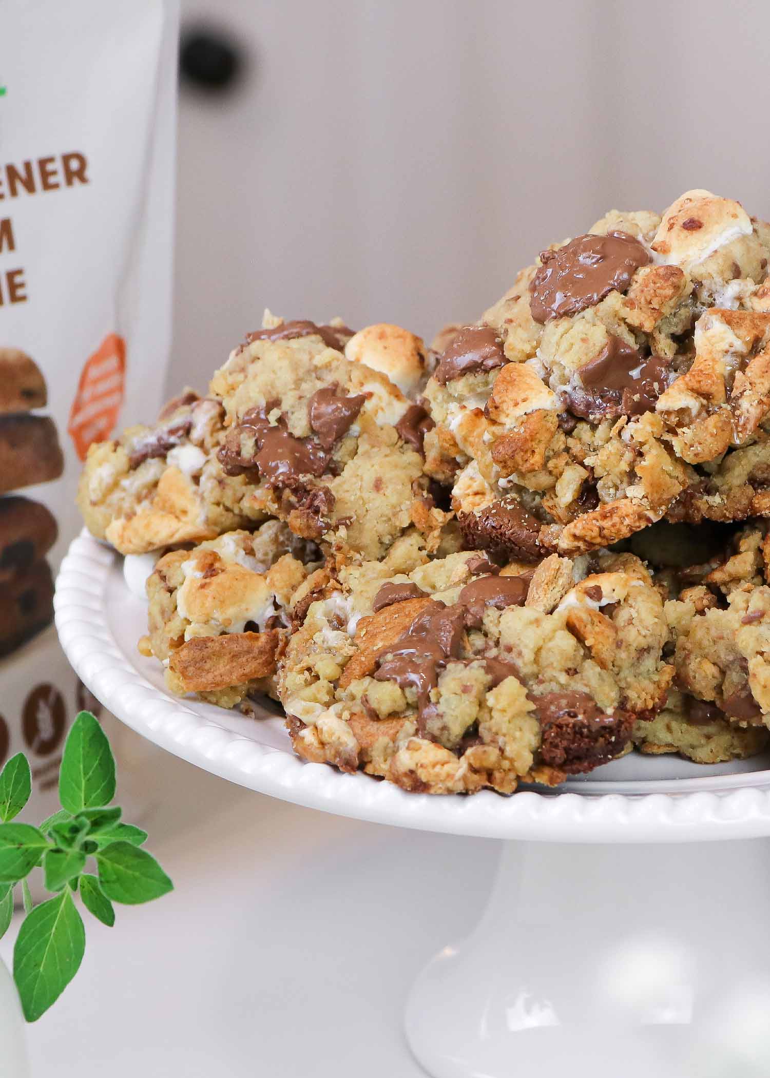 Reduced Sugar S'mores Cookies Recipe