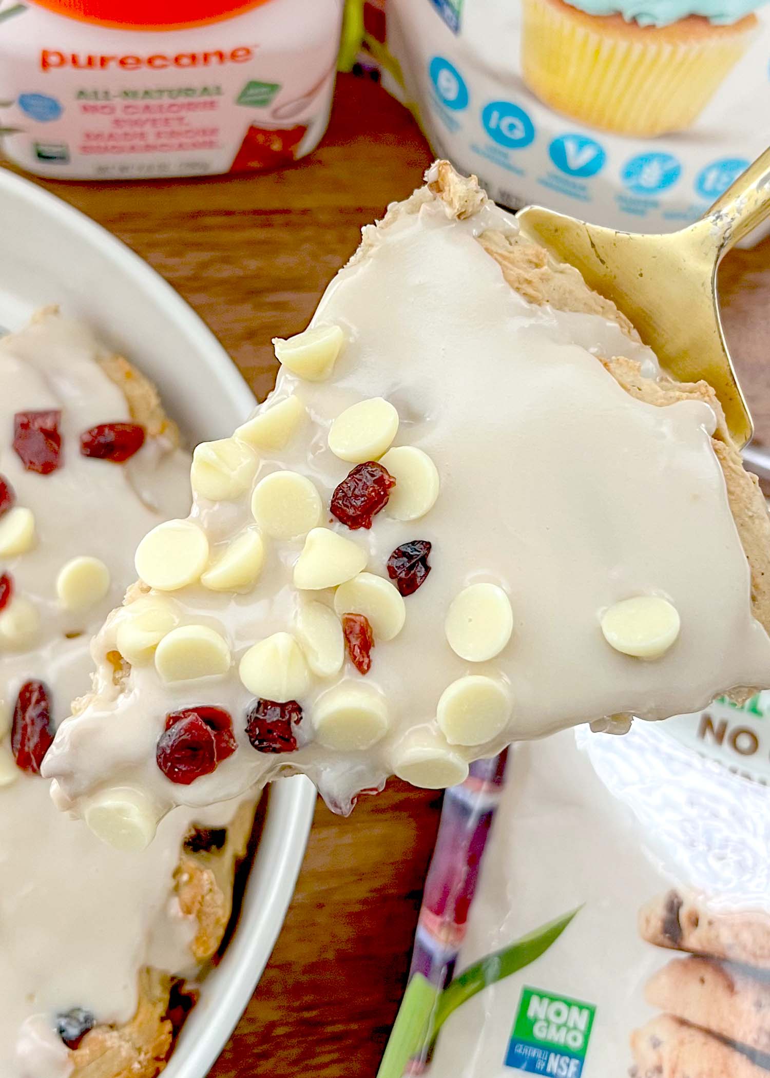 Copycat Starbucks Cranberry Bliss Bars Recipe Made Sugar-Free